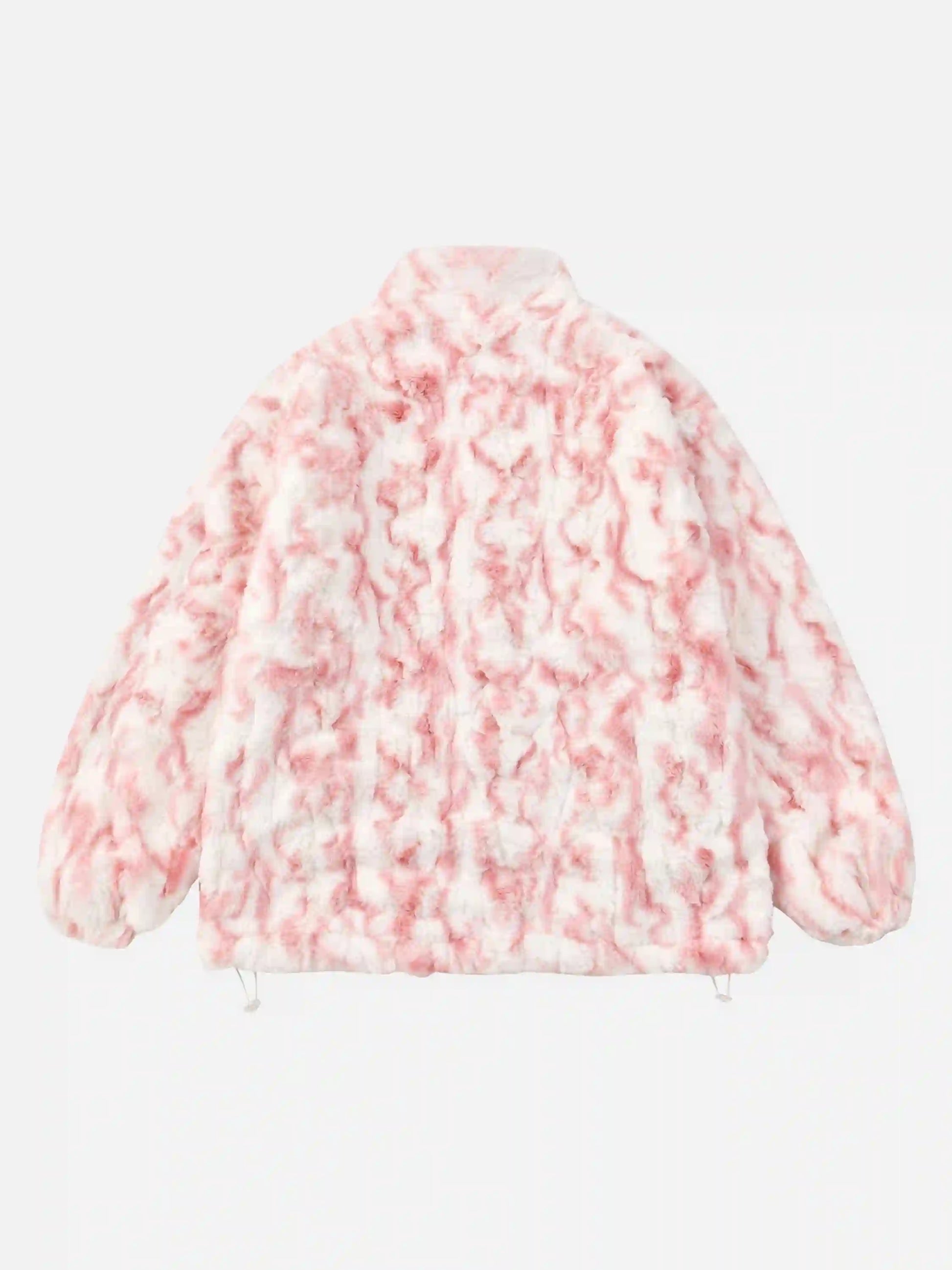 Disguisen Tie-dye Gradient Stand Collar Coat