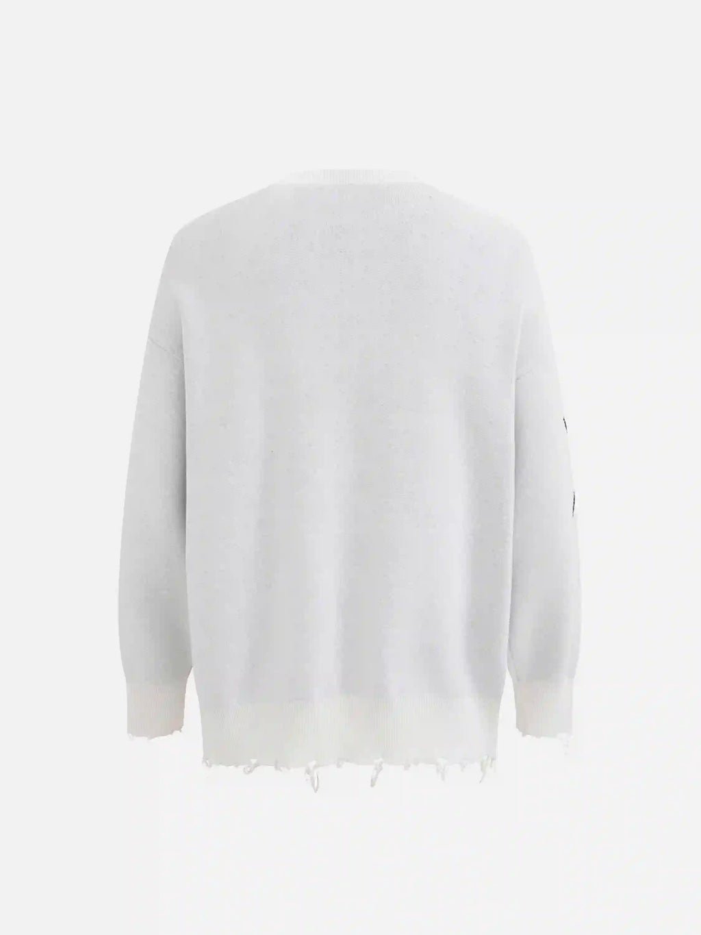 Disguisen Jacquard Thorns Tassel Sweater