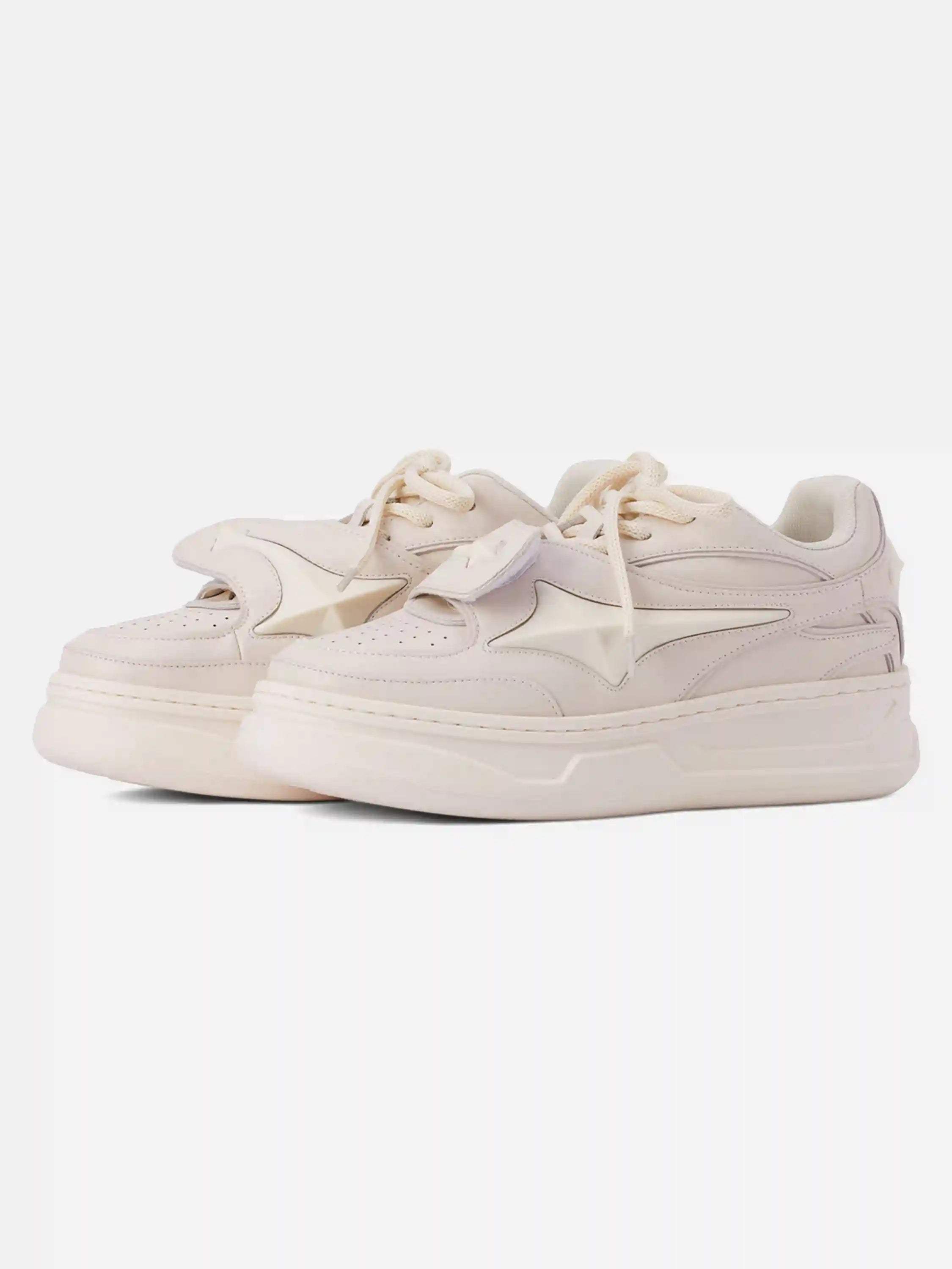 Disguisen Couple Design Four Pointed Star Sneakers