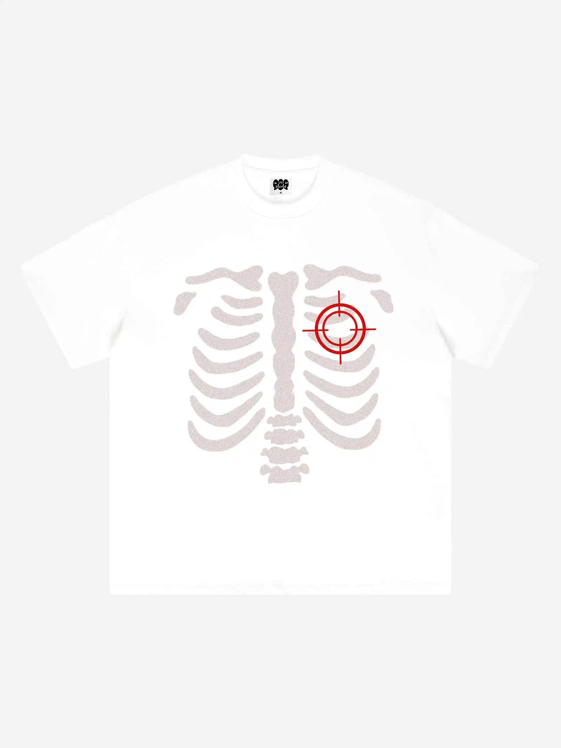 Maglietta Disguisen American Retro Skull