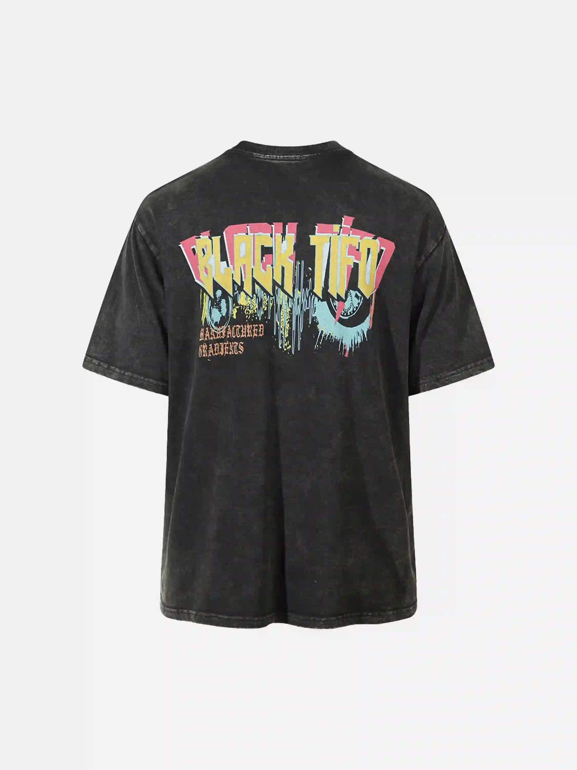 Disguisen Street Vintage Hip-Hop Washed T-Shirt