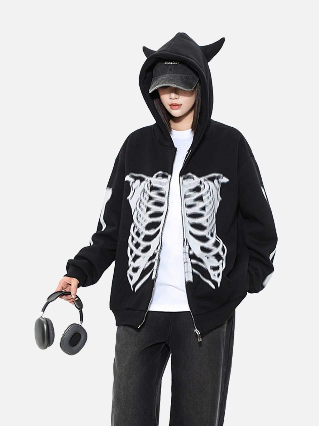 Disguisen Hip-Hop Graffiti Fleece Horn