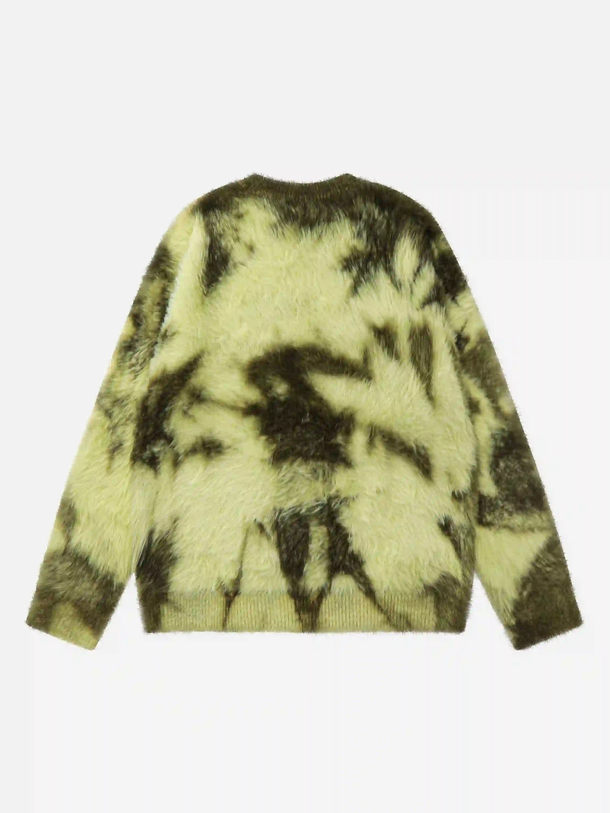 Disguisen Mohair Tie-dye Design Sweater