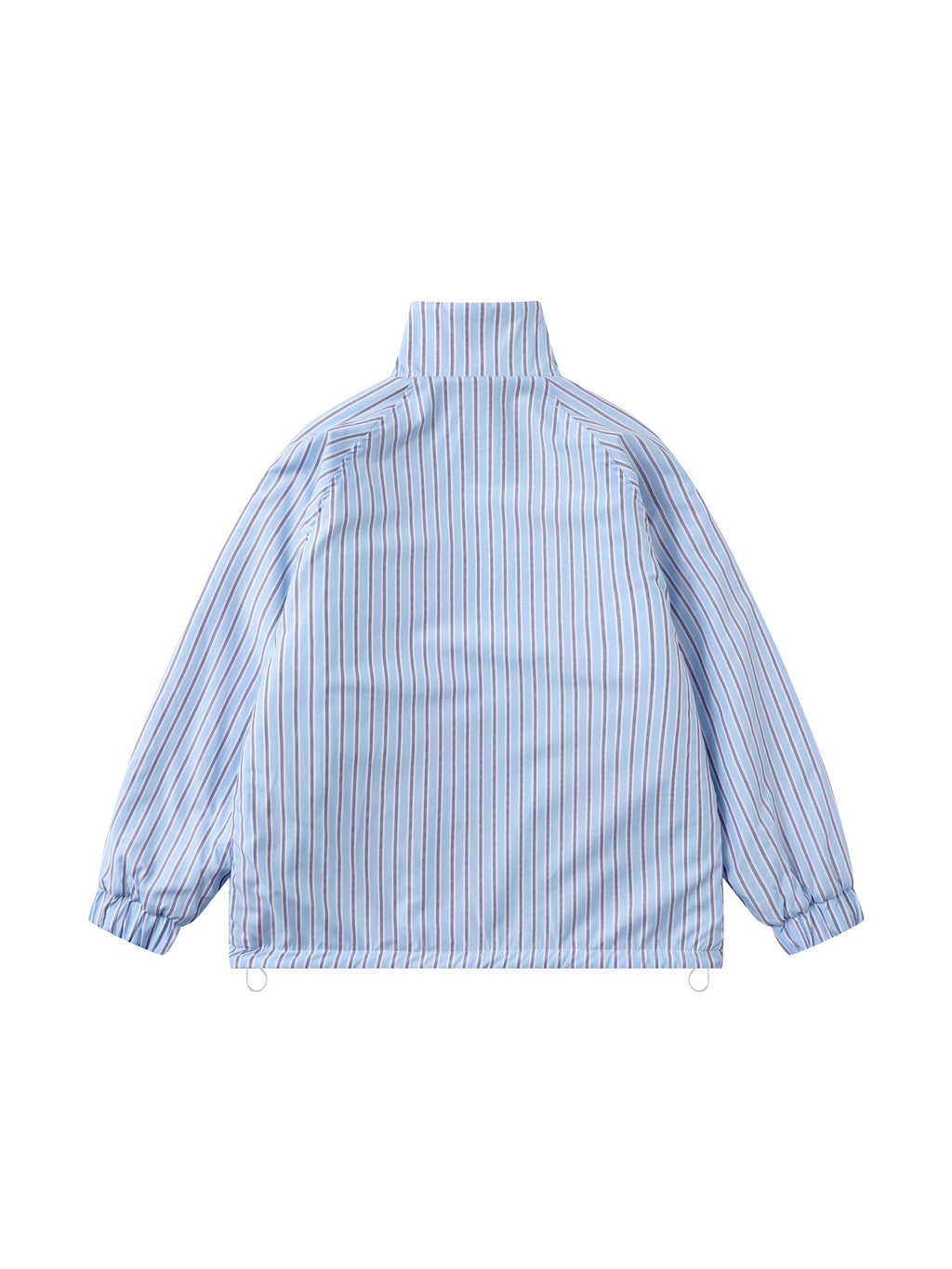 Vinatge Academy Style Letter Embroidery Stripes Coat