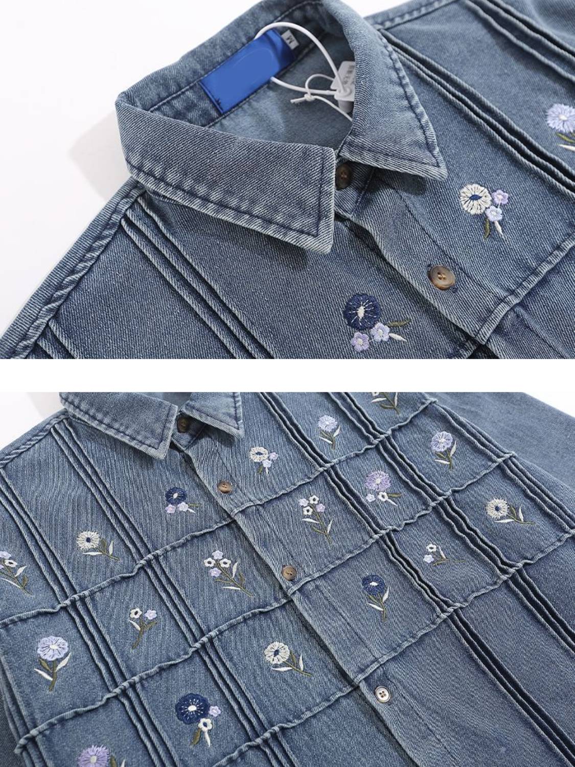 Vintage Embroidery Cowboy Shirt