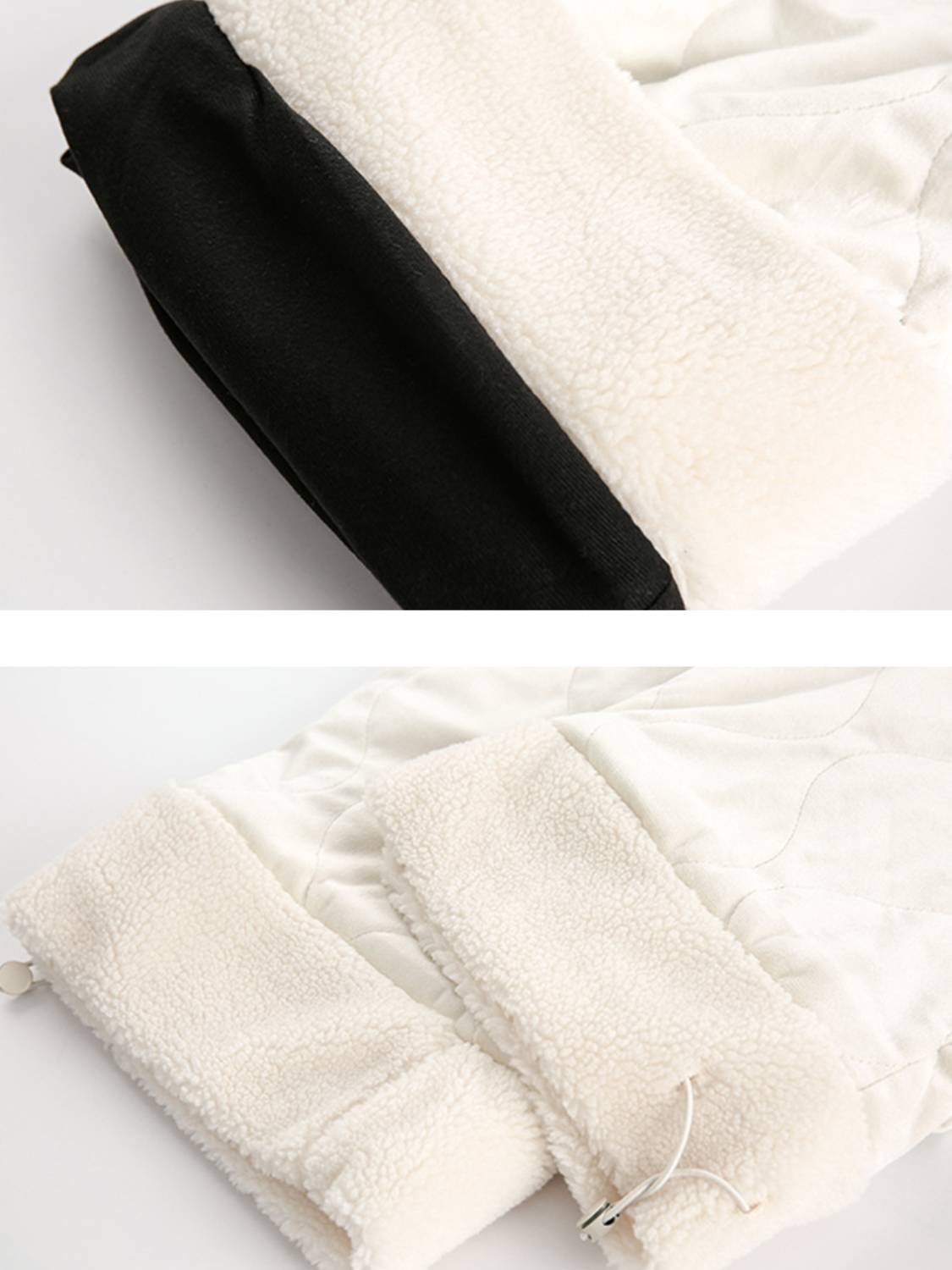 Paneled Padded Sweatpants