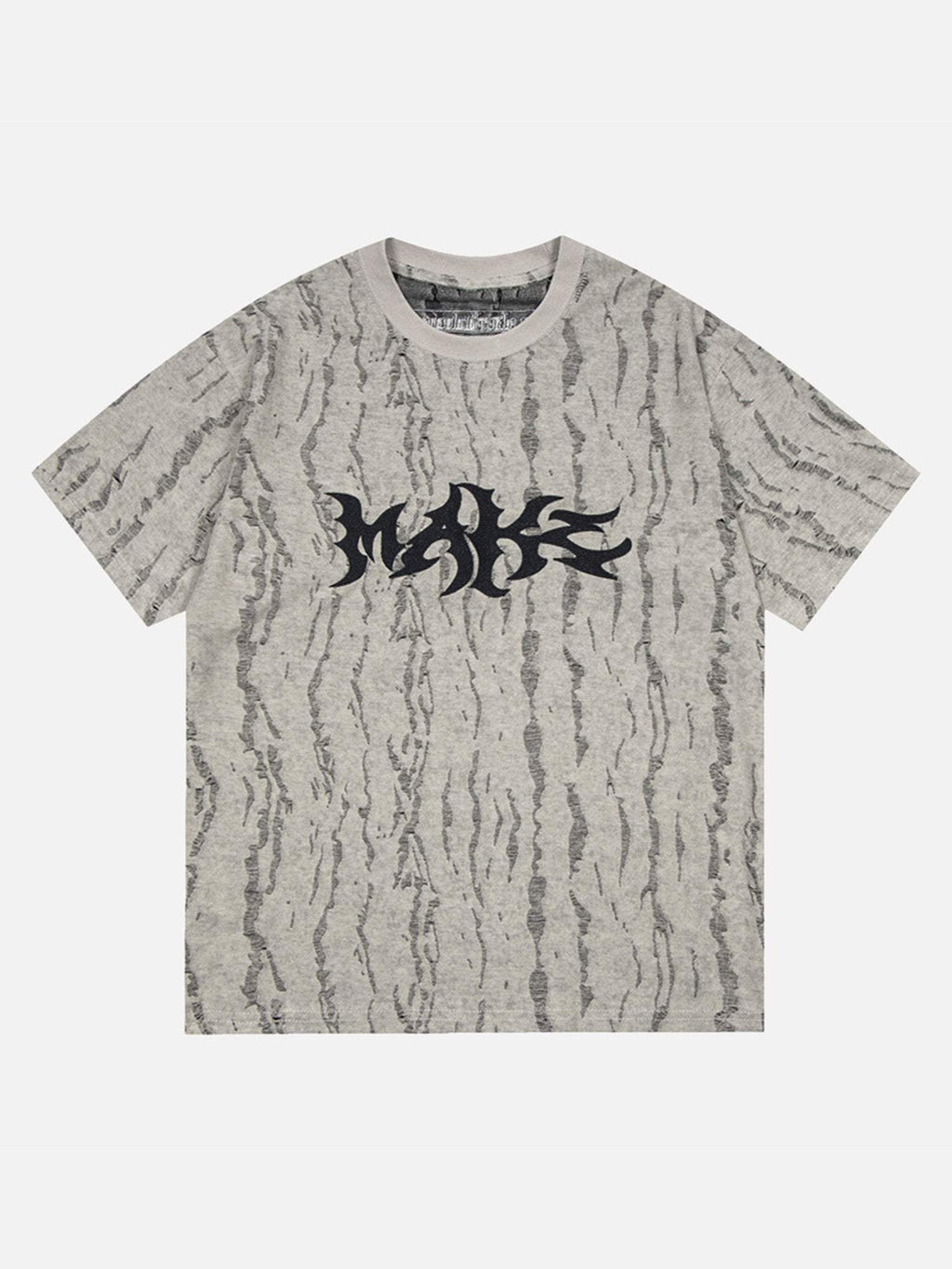 Disguisen High Street Wasteland  Gothic Letter Embroidery T-shirt