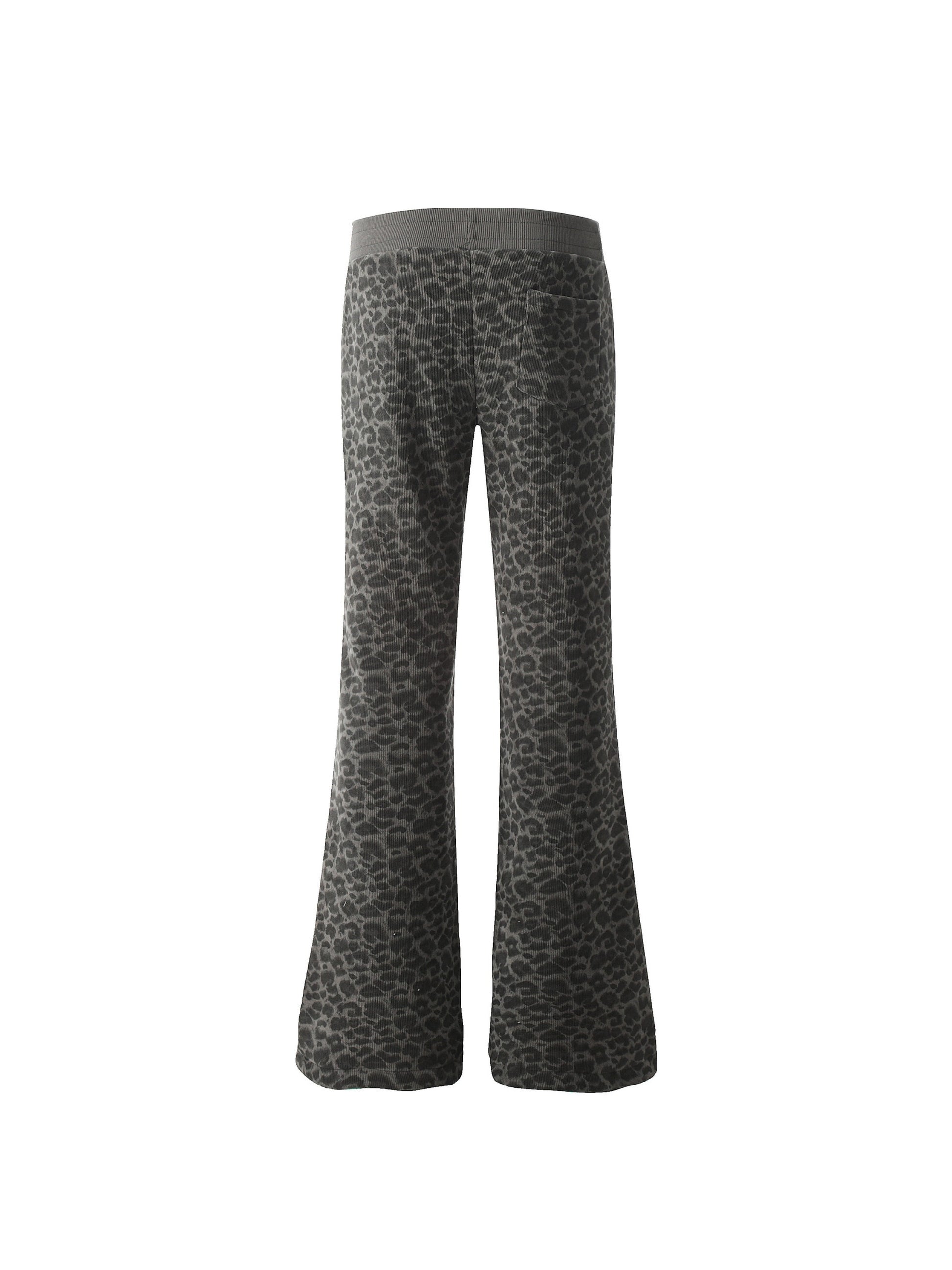 Vinatge Leopard Horn Fleece Pants