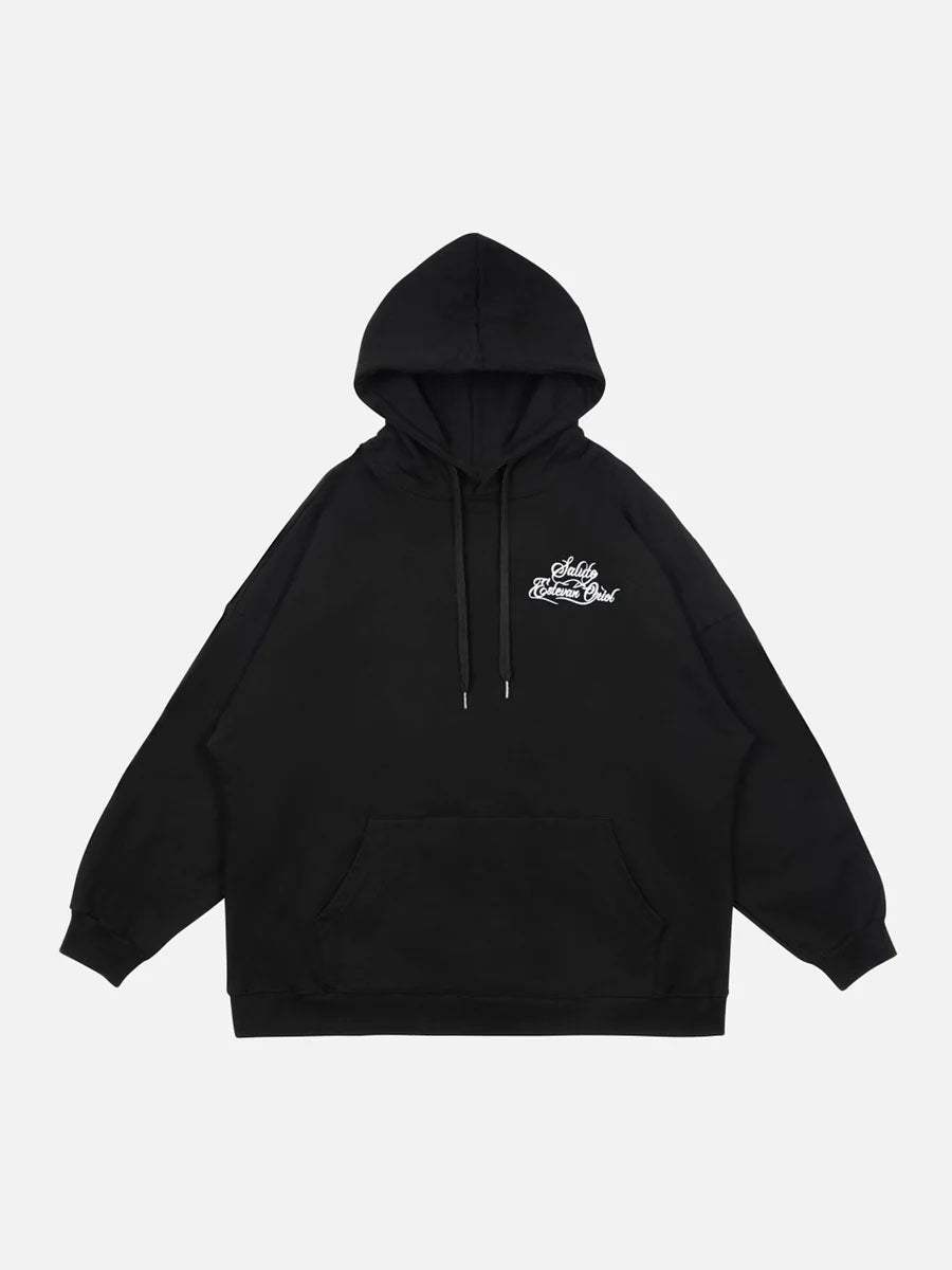Disguisen Gesture Print Hoodie-1019