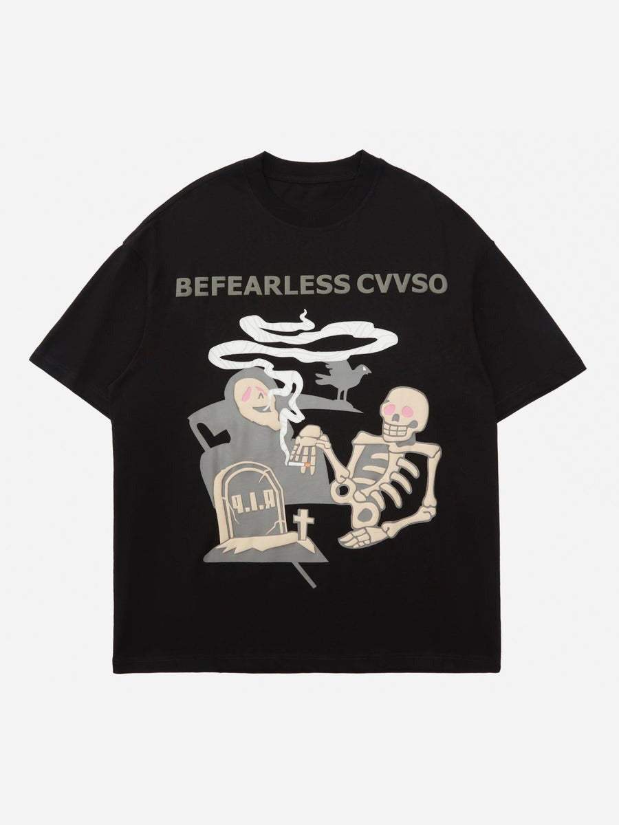 Disguisen Skull Print T-Shirt