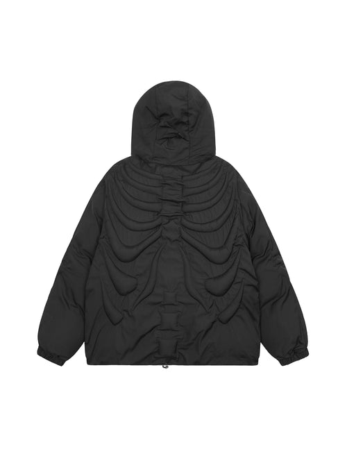 3D Skeleton Hooded Jacket