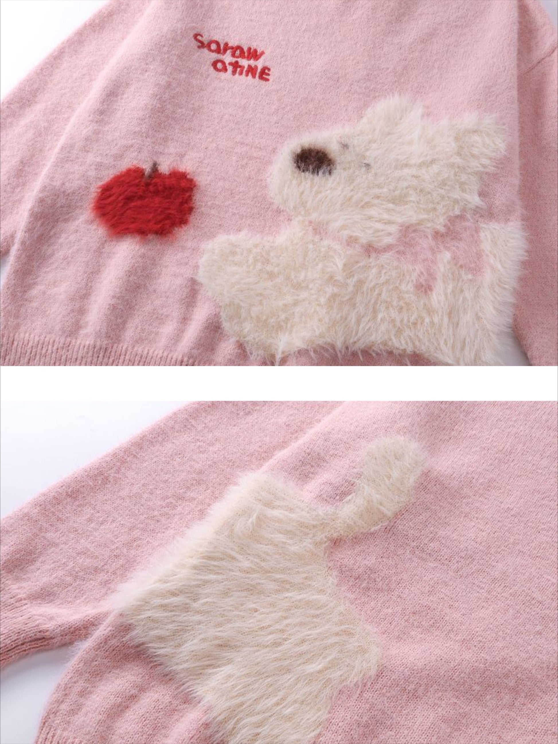 Vintage Cartoon Little Dog Leisure Sweater