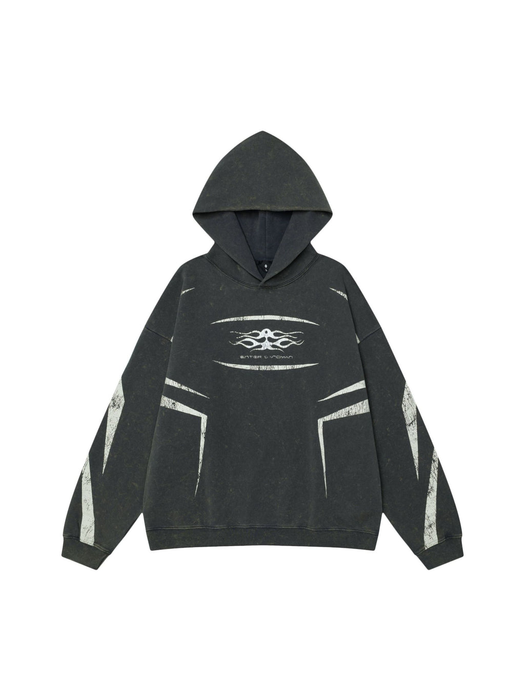 Vintage Washed Distressed Hoodie