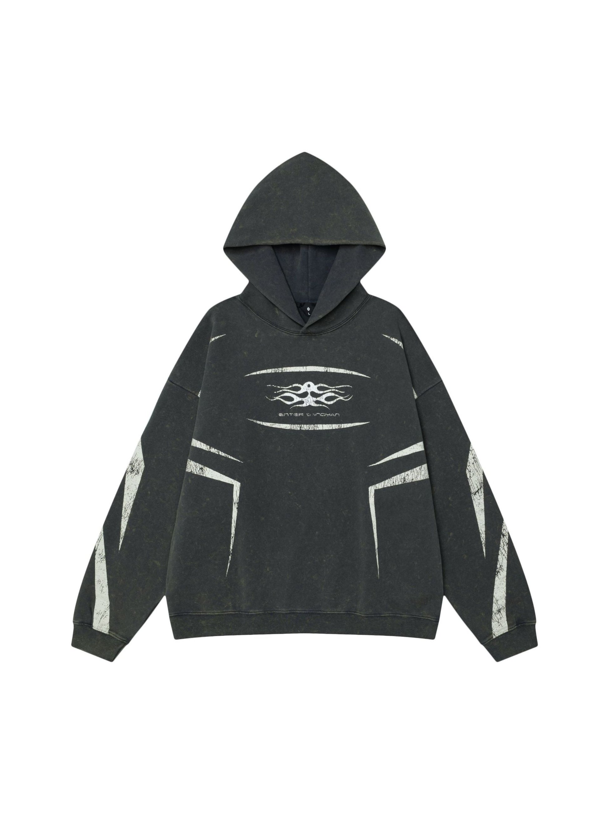 Vintage Washed Distressed Hoodie