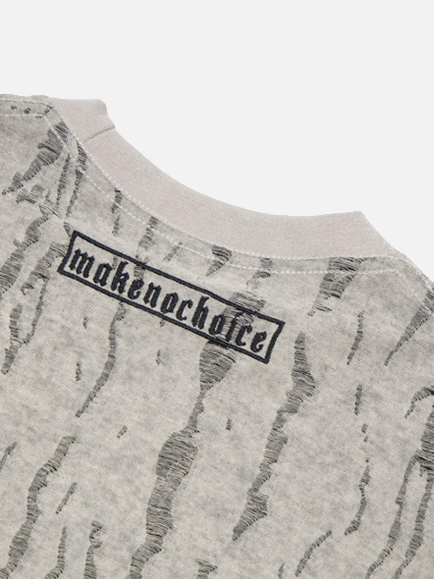 Disguisen High Street Wasteland  Gothic Letter Embroidery T-shirt