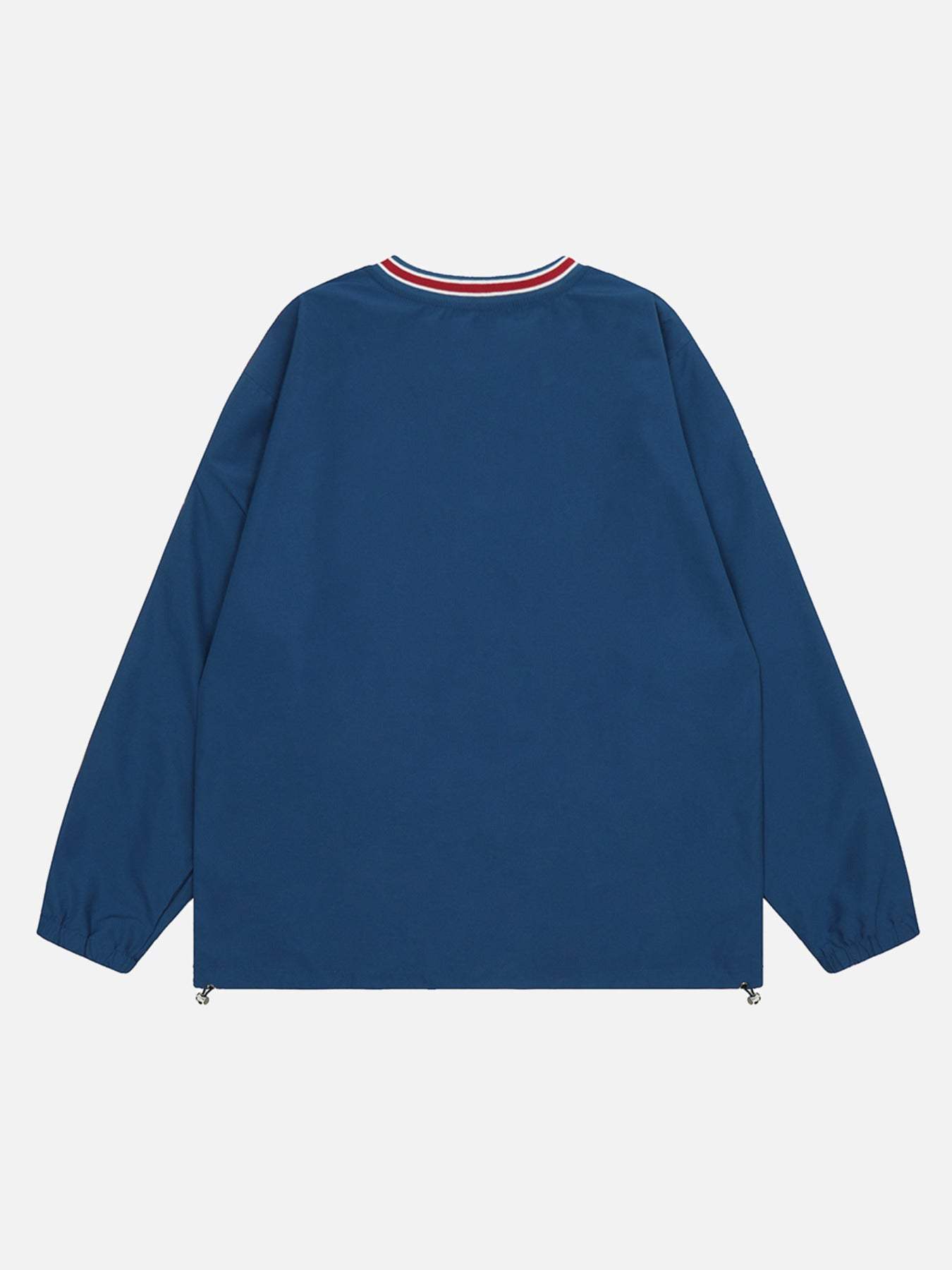 Disguisen American Embroidered Monogrammed V-neck Sweatshirt