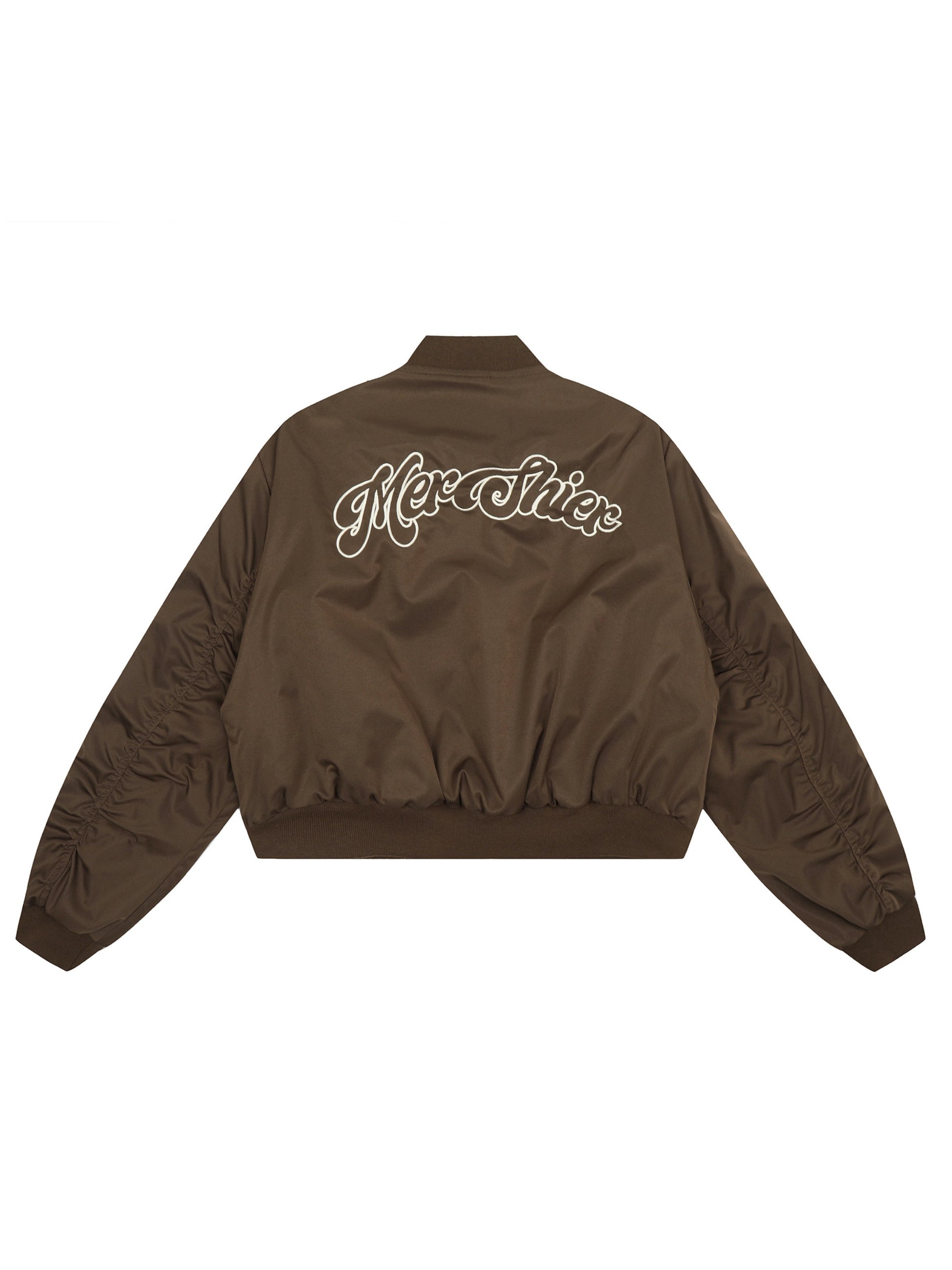 Vintage Cropped Baseball Jacket
