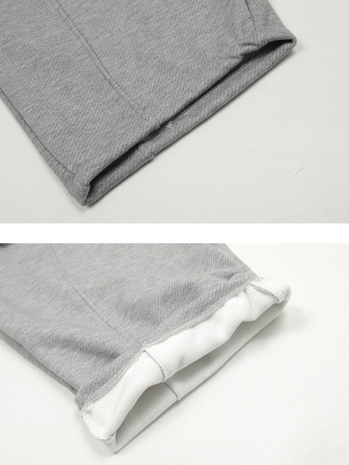 Retro Curved Drape Sweatpants