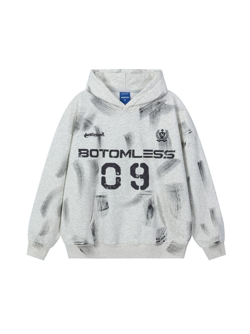 Vintage Letter Print Hoodie