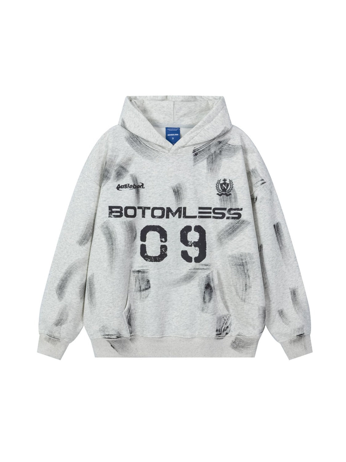 Vintage Letter Print Hoodie