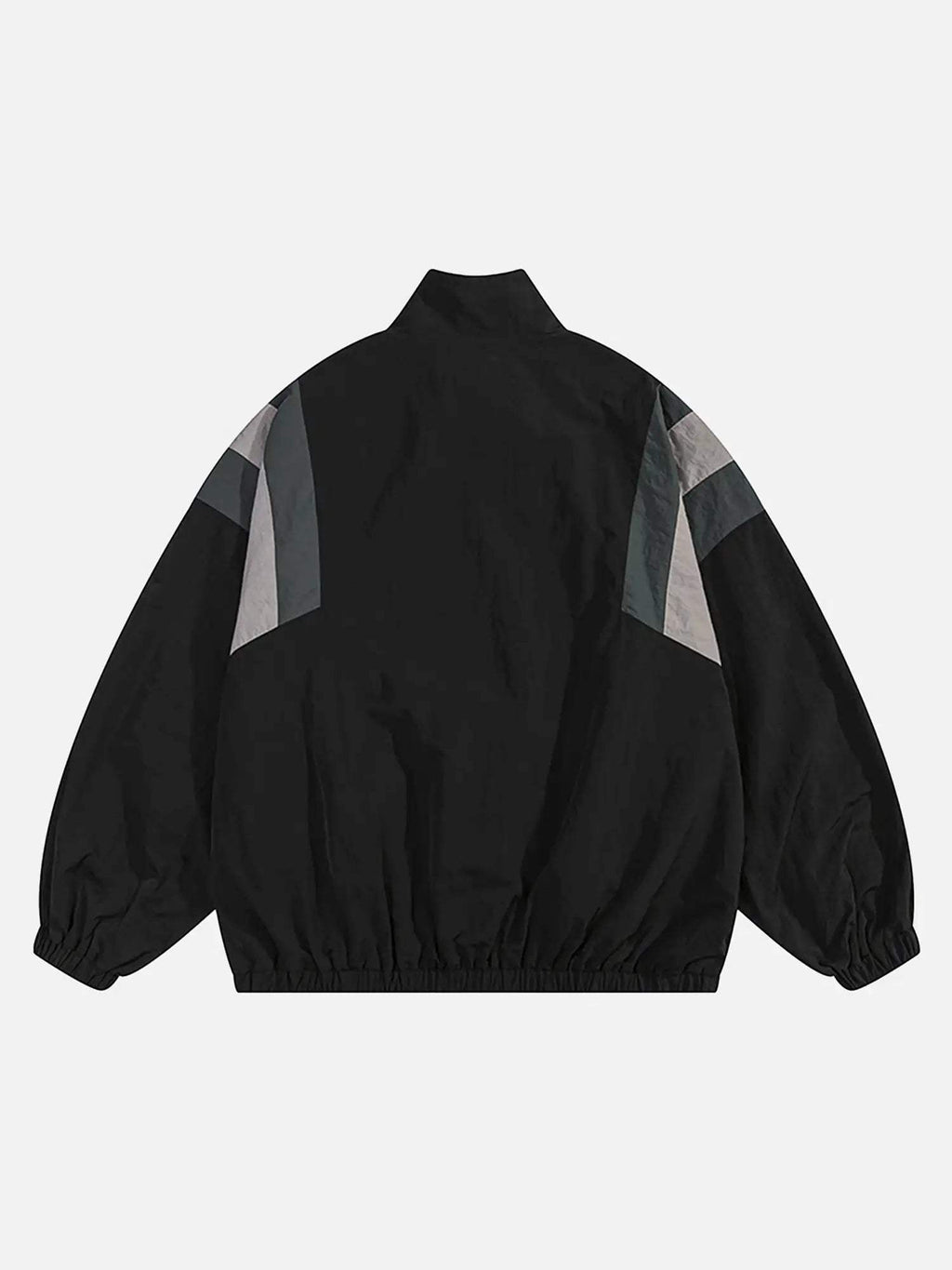 Disguisen Patchwork Contrasting Windbreaker Jacket