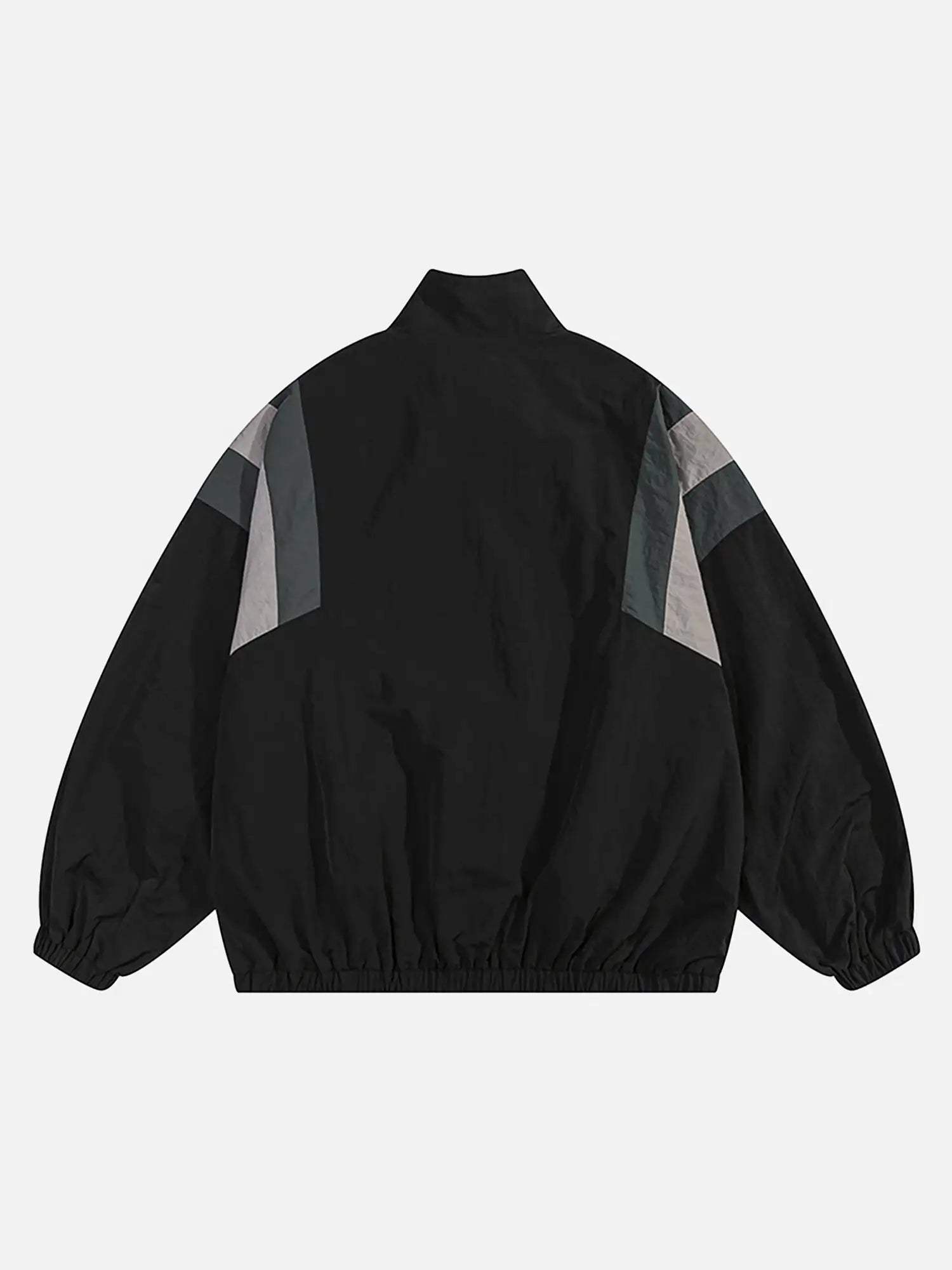 Disguisen Patchwork Contrasting Windbreaker Jacket
