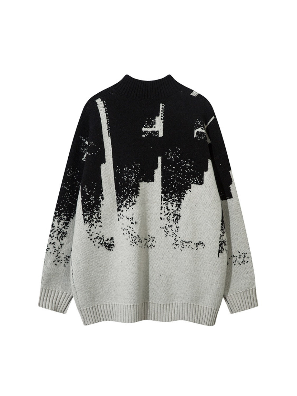 High Street Collision Color Sweater