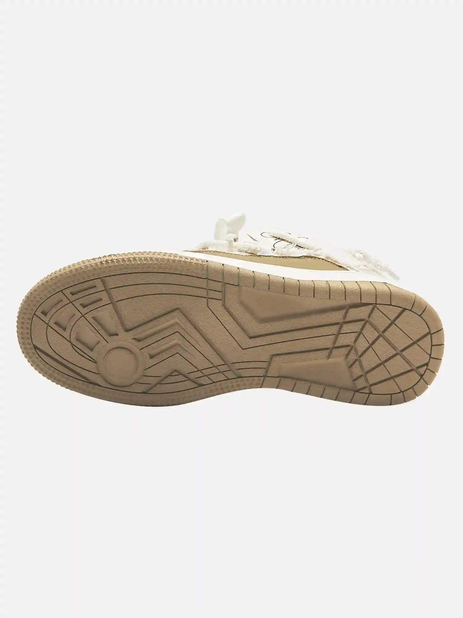 Disguisen Destruction Series Tassel Contrast Color Sneakers