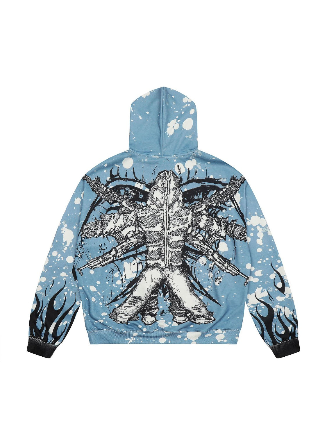 Graffiti Print Hoodie