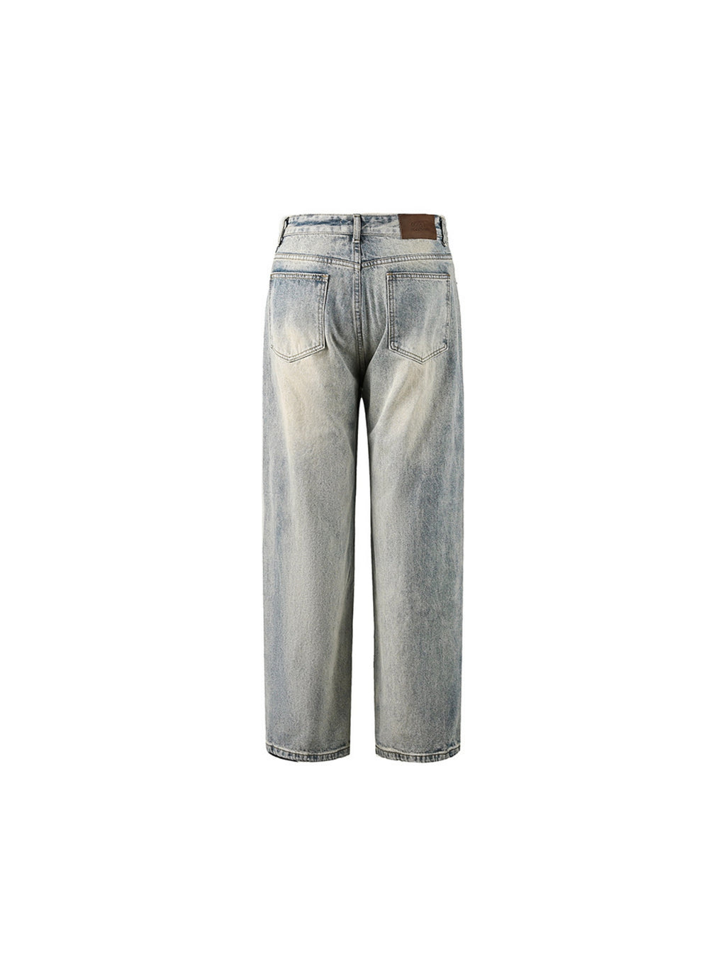 Vintage Floral Towel Embroidered Jeans