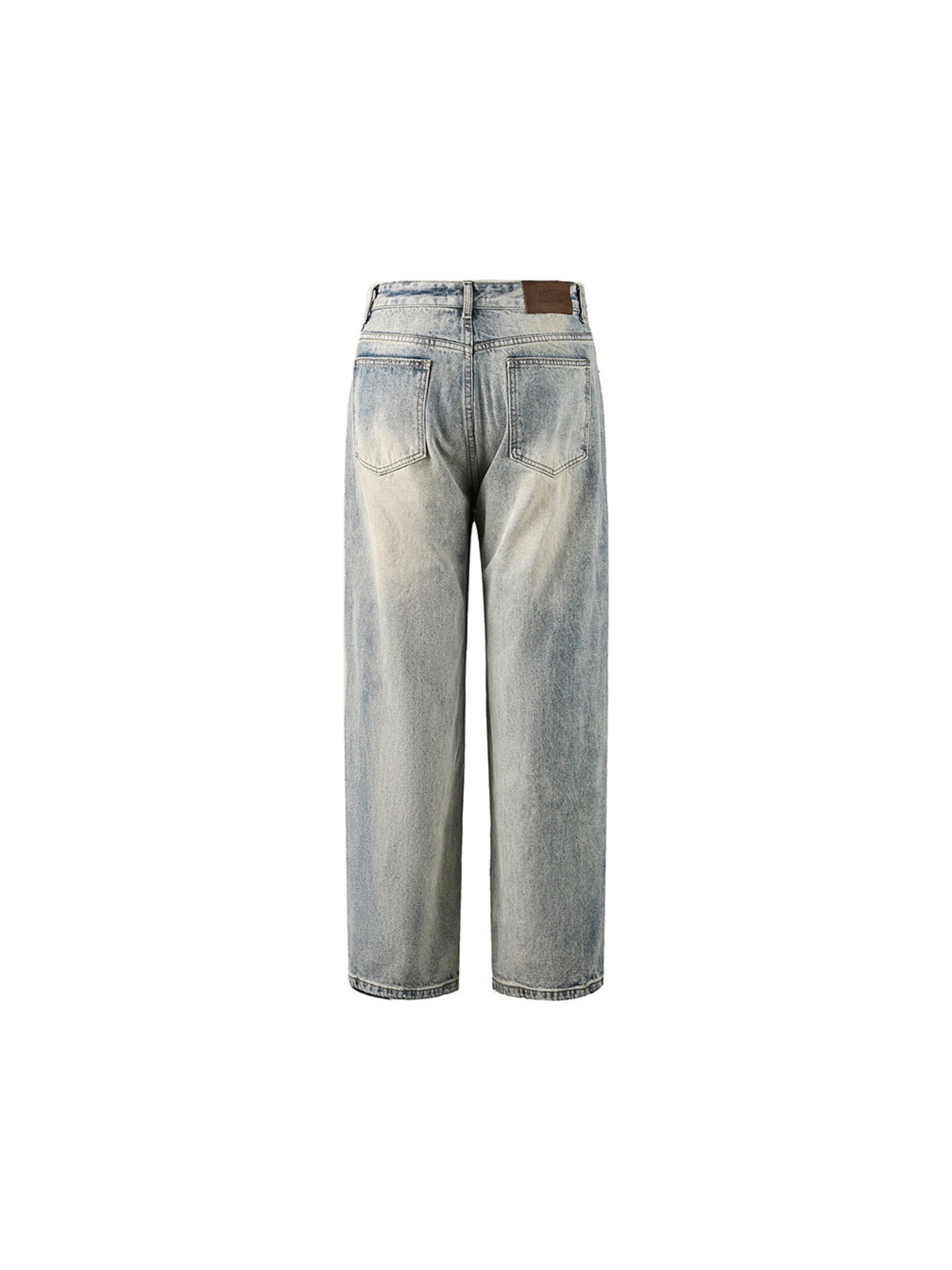 Vintage Floral Towel Embroidered Jeans