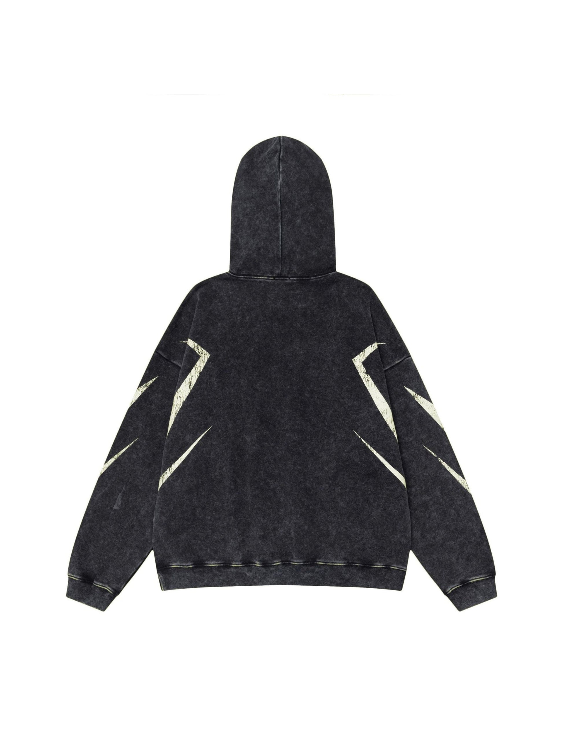 Vintage Washed Distressed Hoodie
