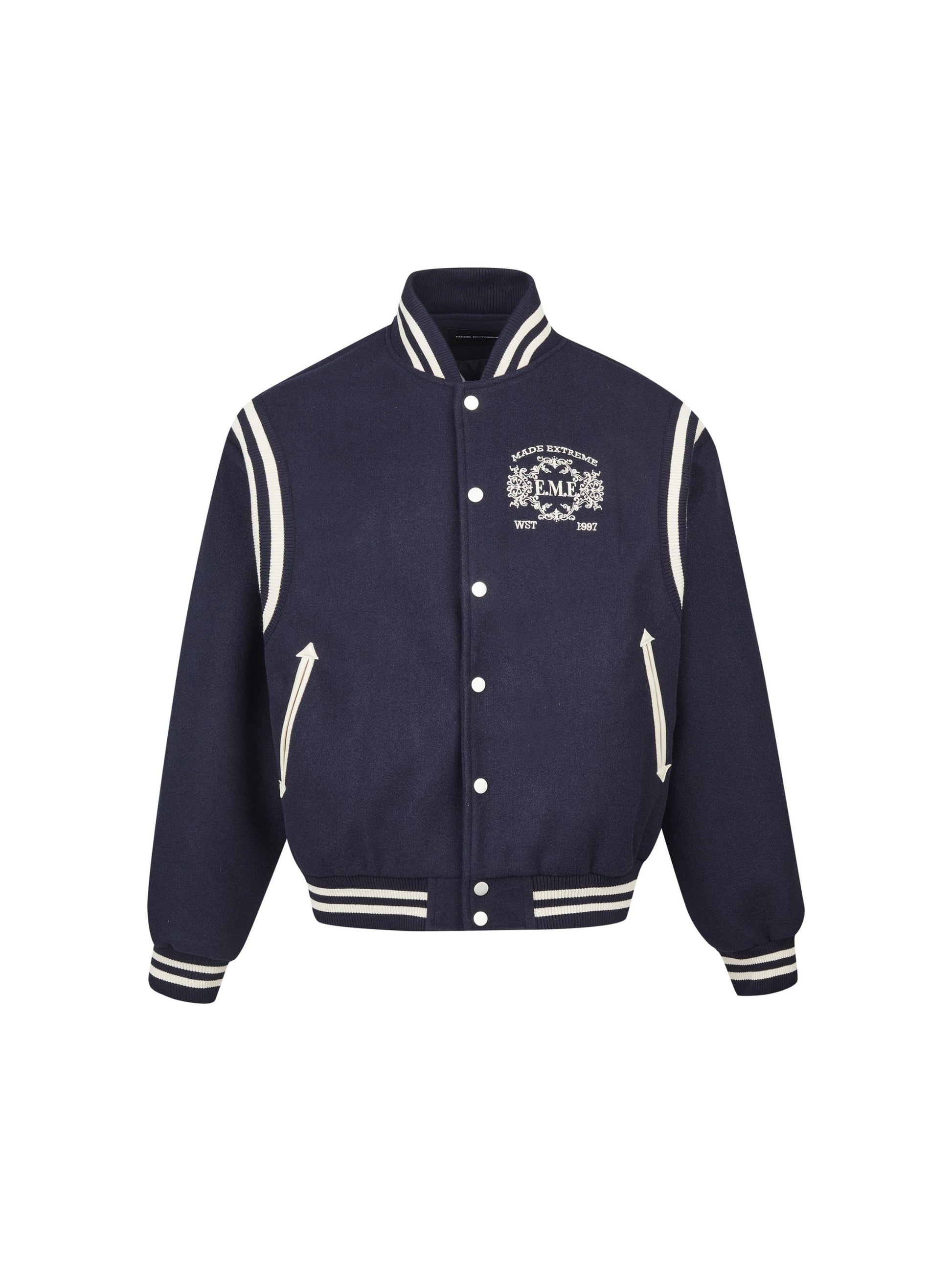 Letter Embroidery Leisure Jacket