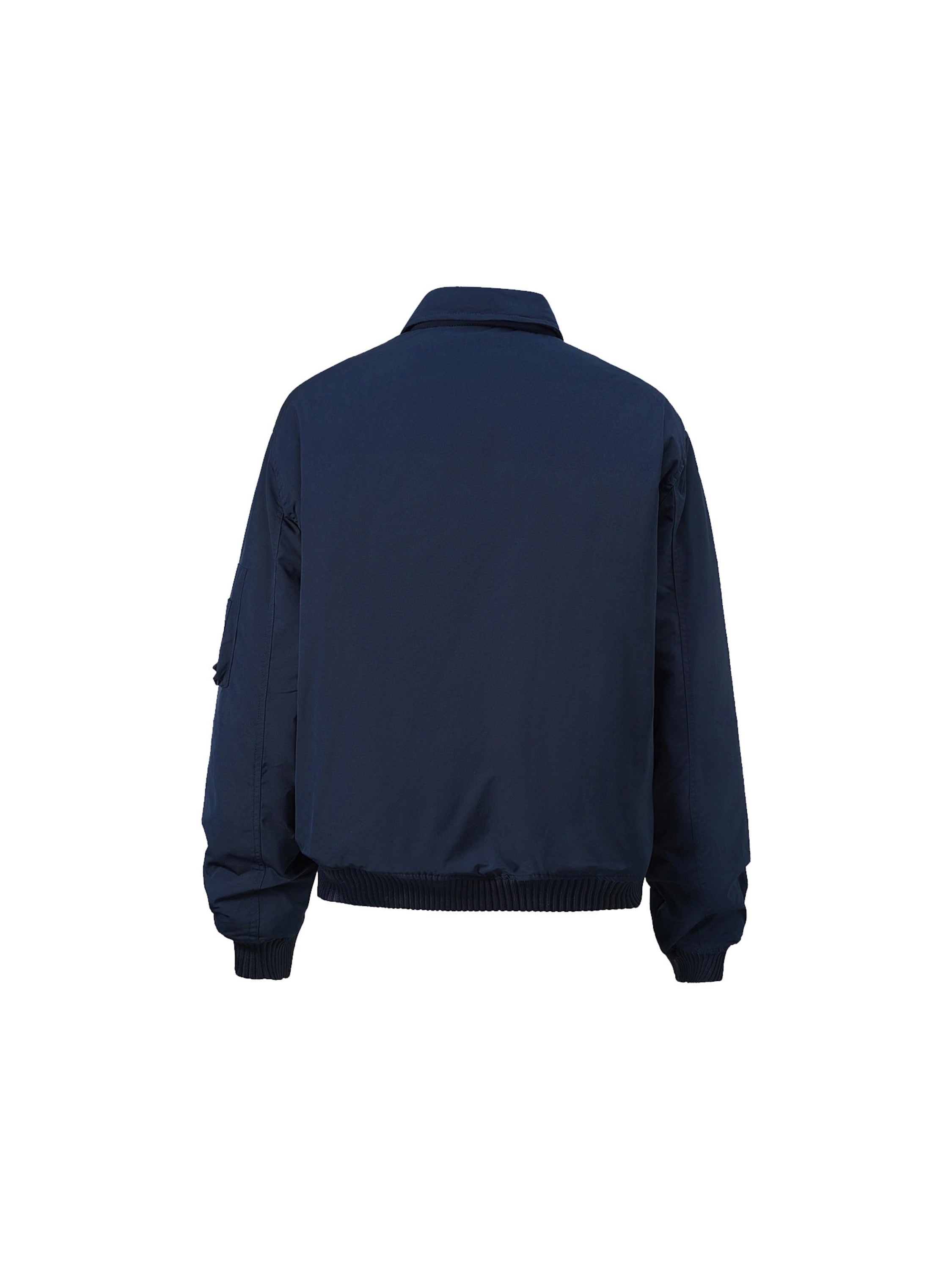 Simple Zip Lapel Jacket