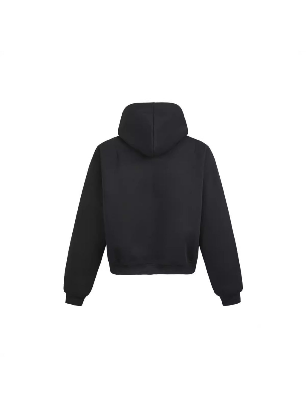 Simple Solid Color Zipper Hoodie