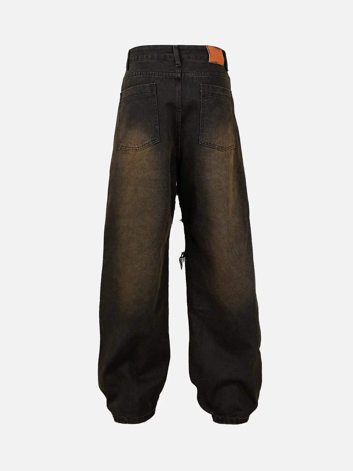 Disguisen American Street Style Washed Distressed Jeans