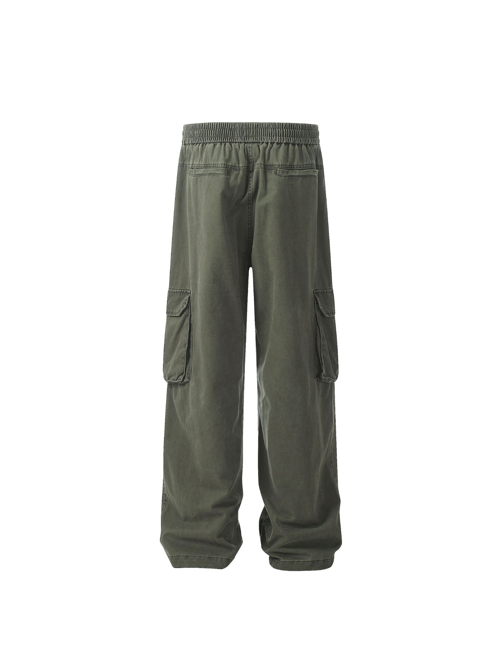 Vinatge Washed Multi-pocket Work Cargo Pants