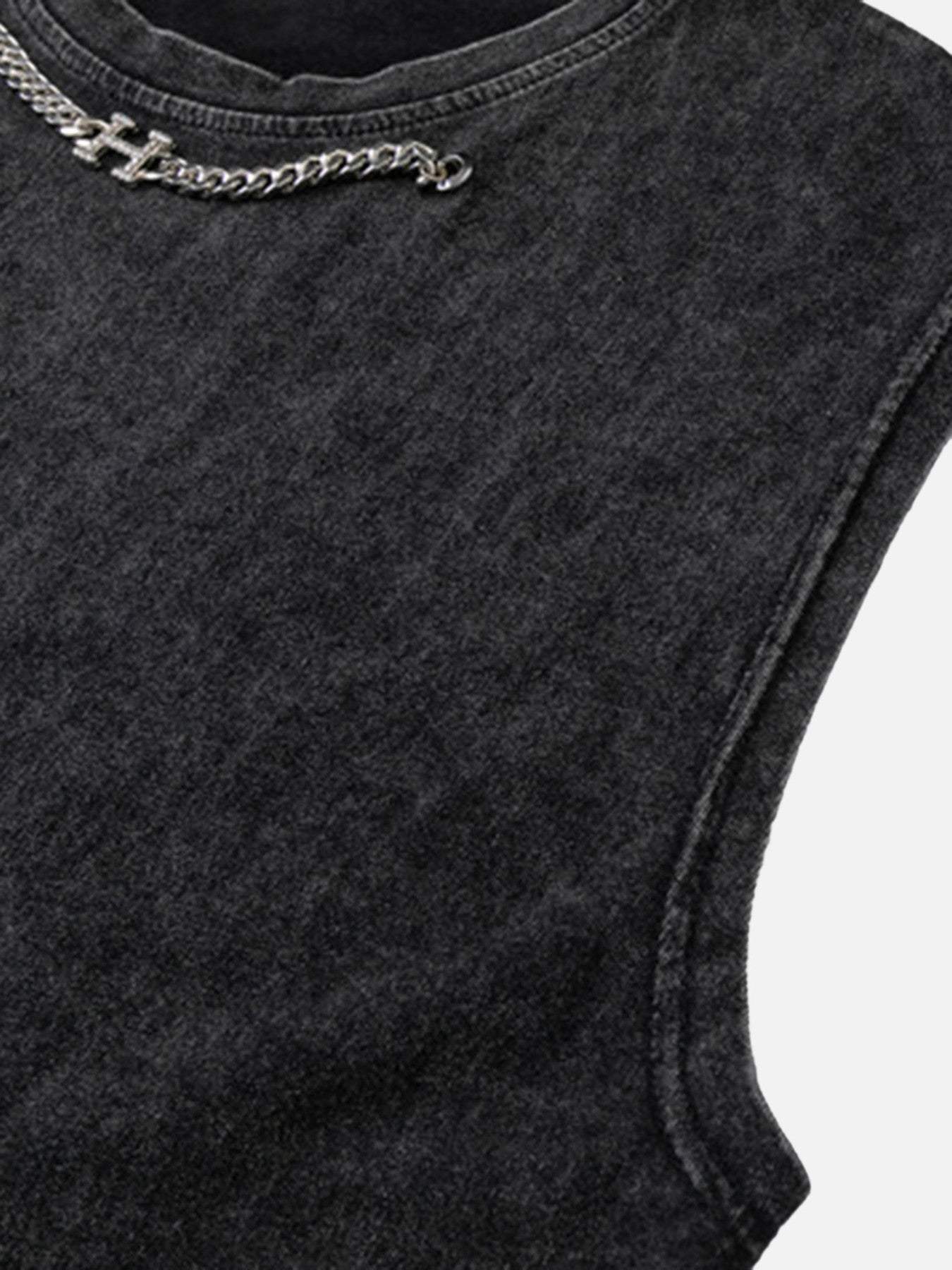 Disguisen Hip-hop Loose Washed Undershirt