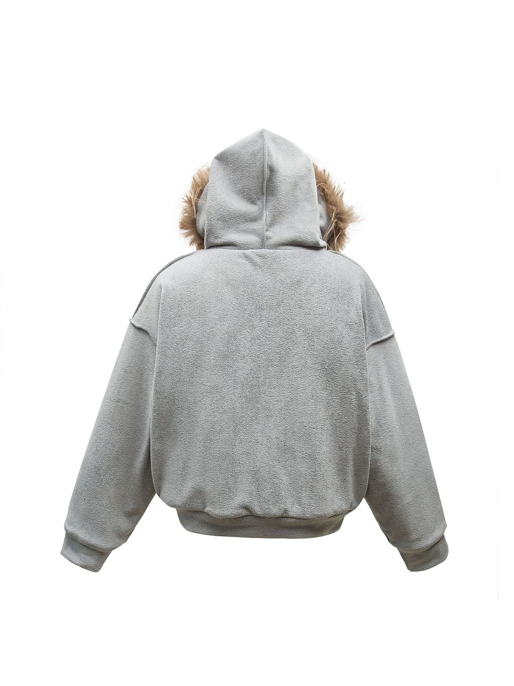 Vintage Clean Fit High Street Fur Collar Jacket