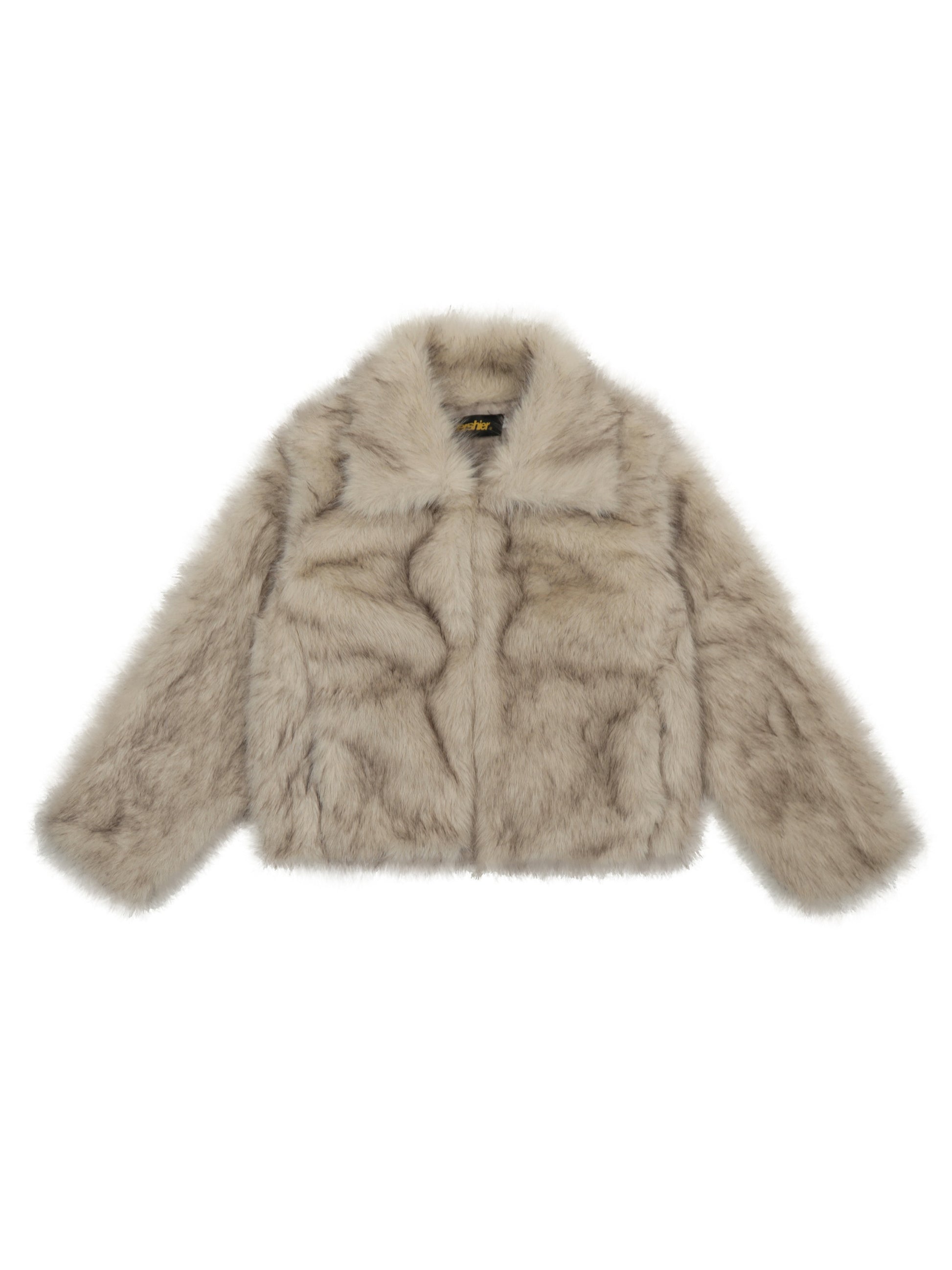 Vintage Faux Fur Cropped Jacket