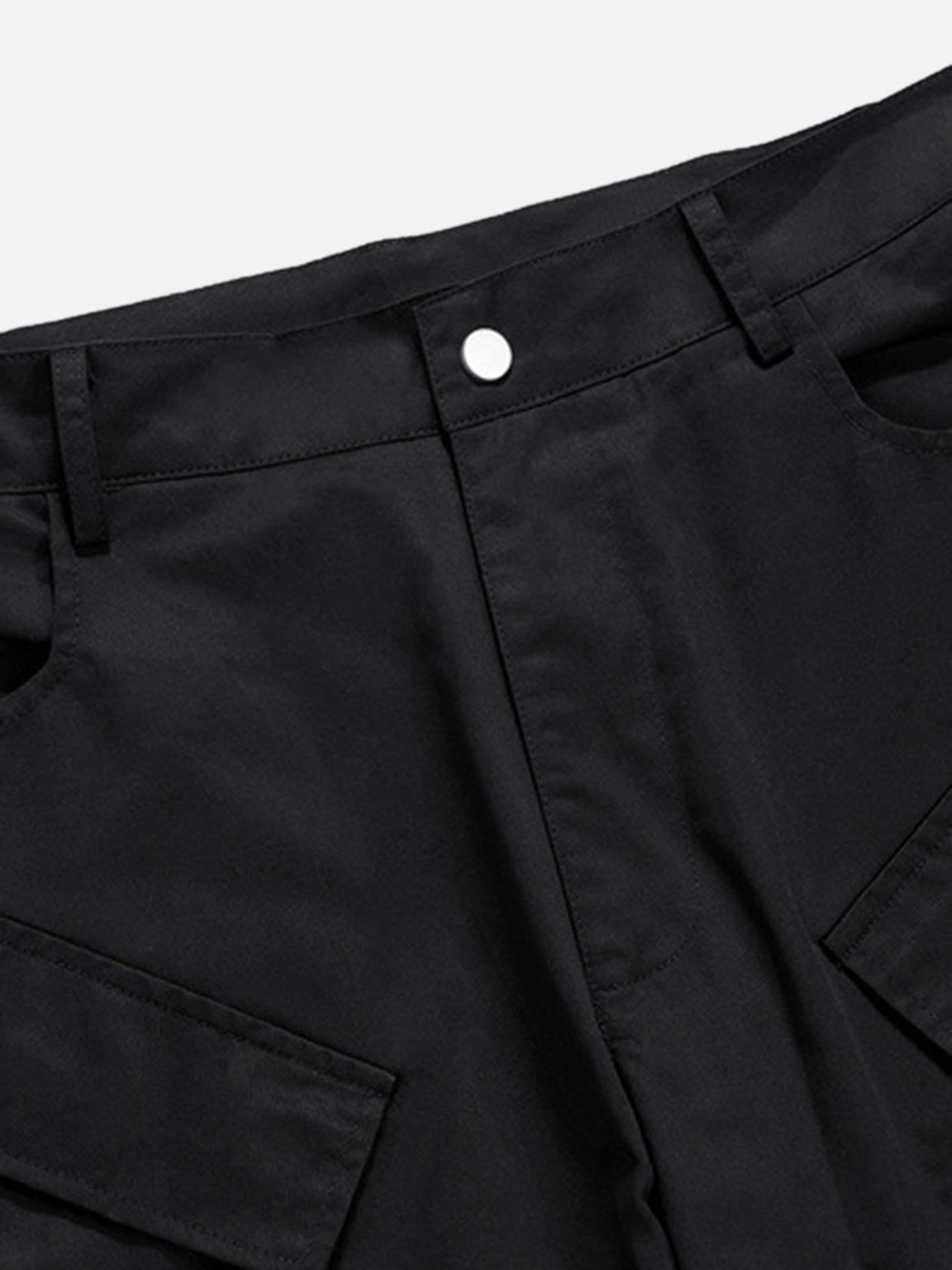 Disguisen Multi-Pocket Functional Casual Workwear Wide Leg Pants