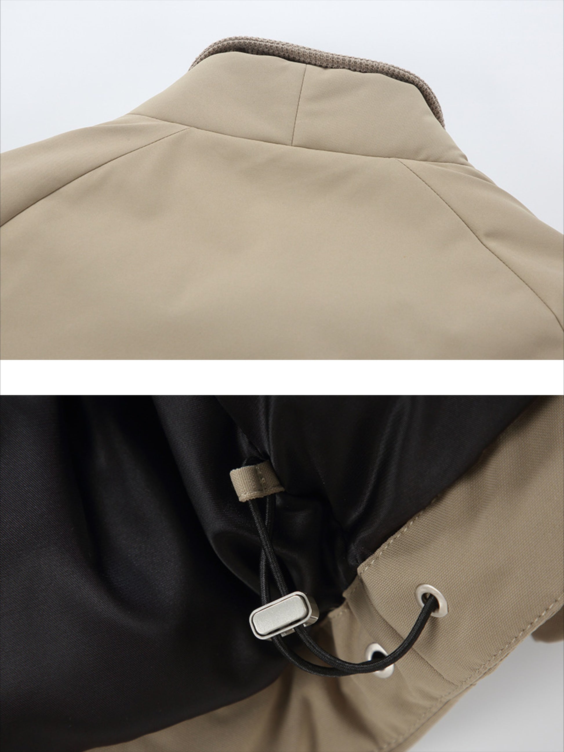 Vinatge Fake Two-Piece Seamless Stitching Coat