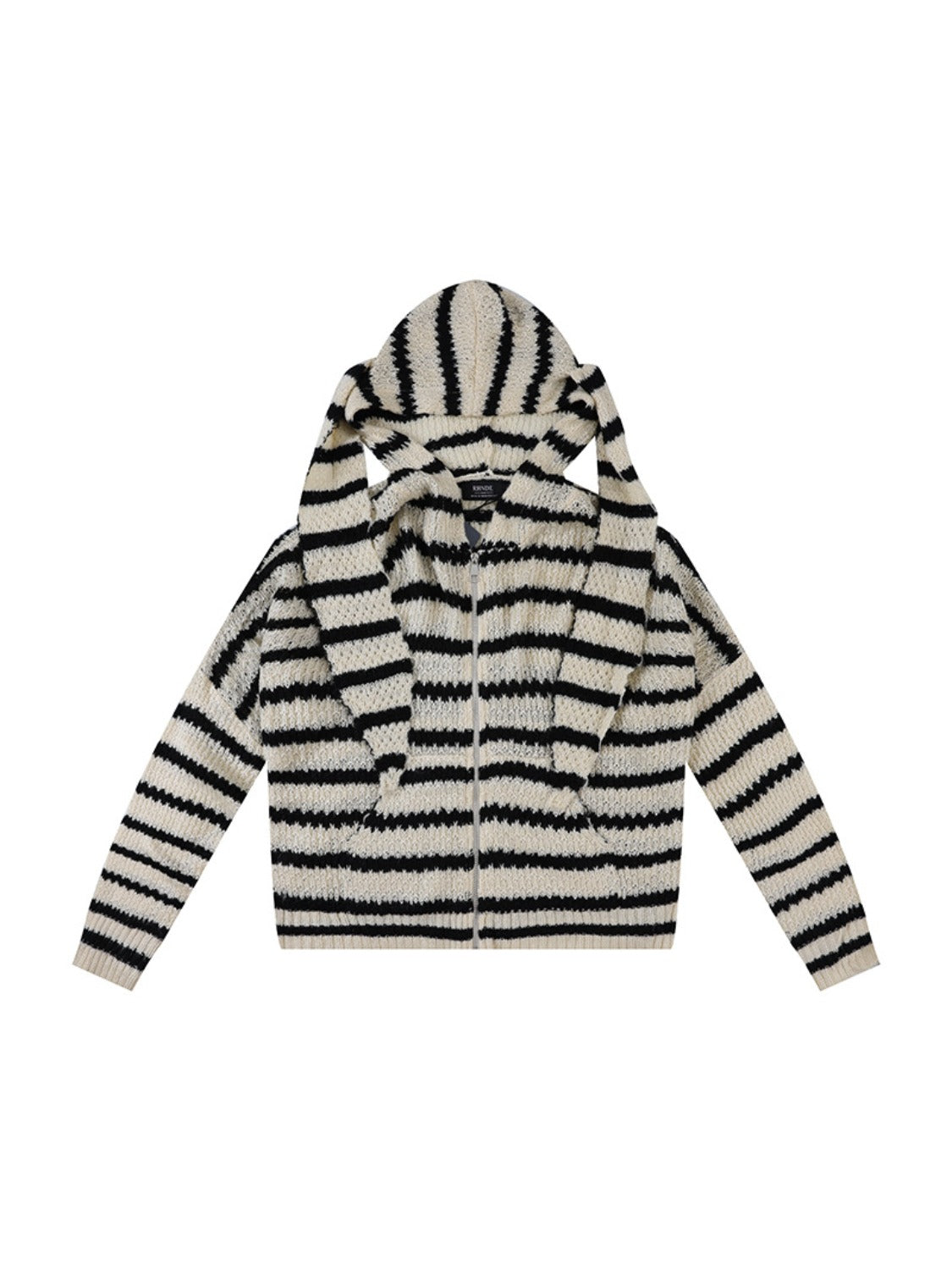 Lazy Style Stripes Collision Color Sweater