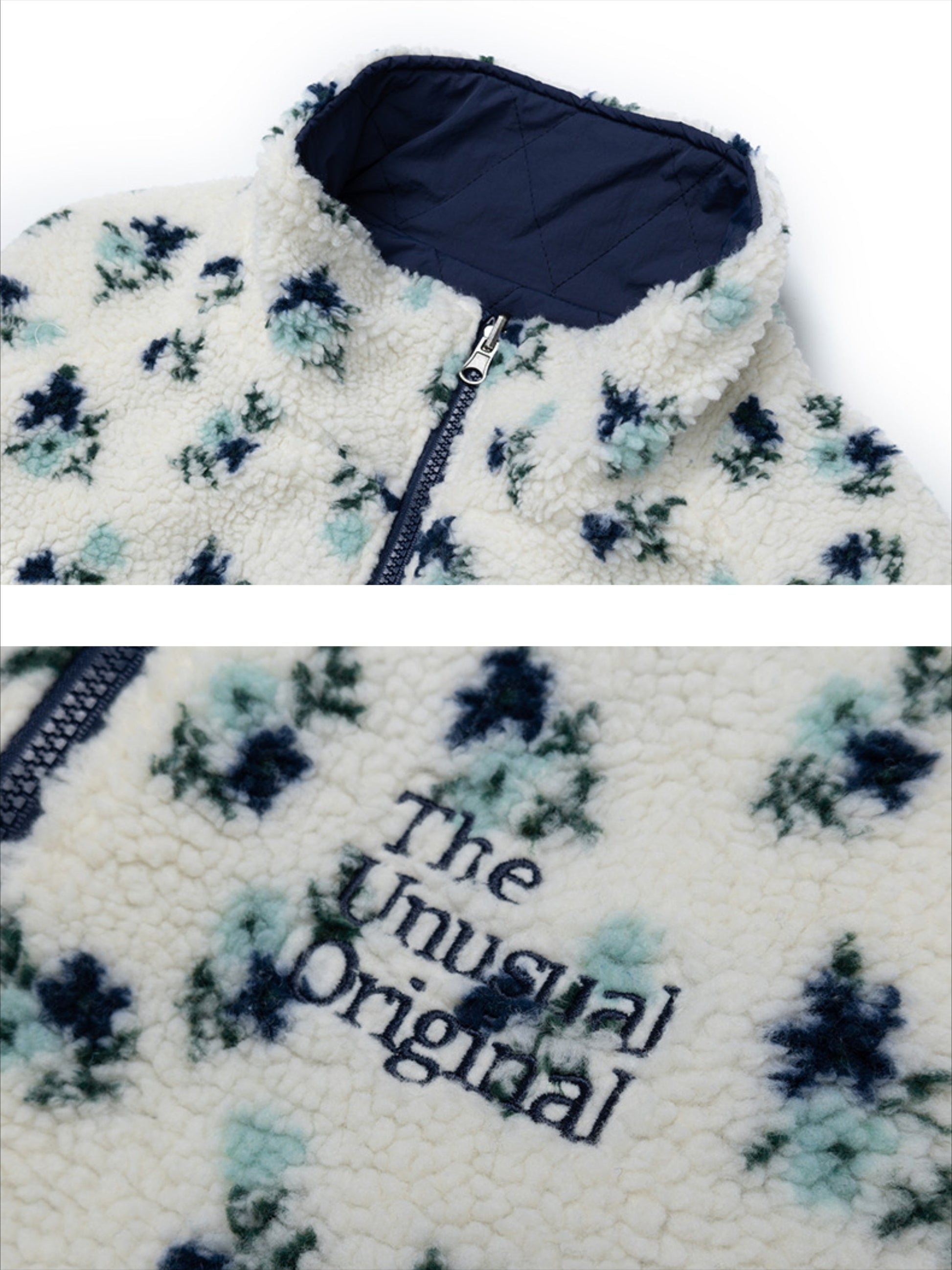 Floral Reversible Fleece Jacket