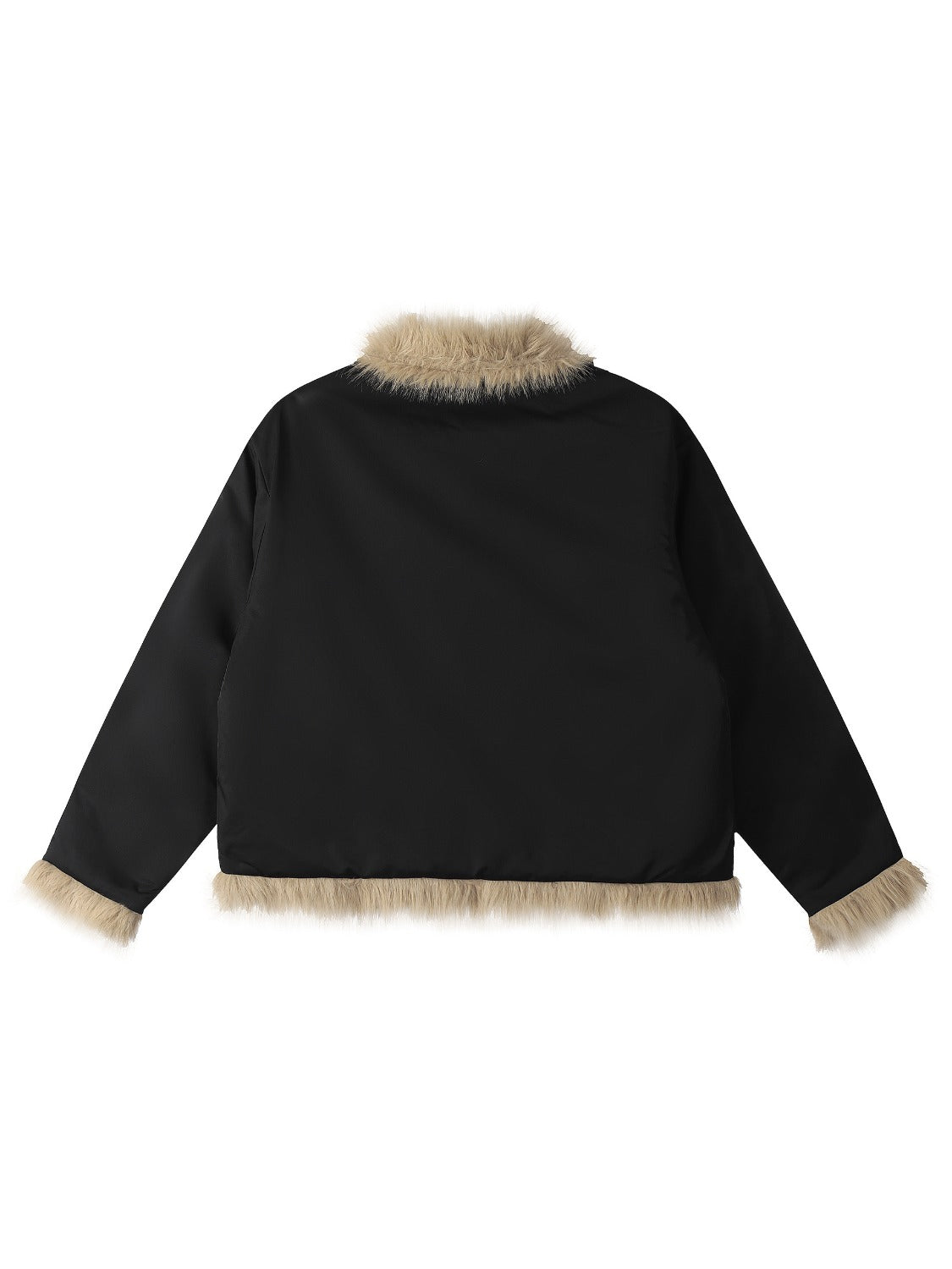 Vintage Unified Hair Embroidery Star Thickened Coat