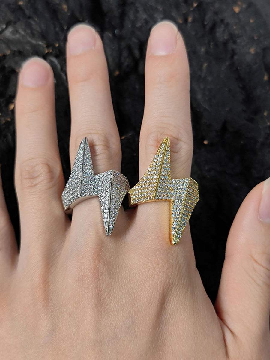 Disguisen Lightning Shape Diamond Ring