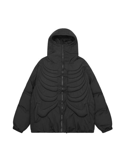 3D Skeleton Hooded Jacket