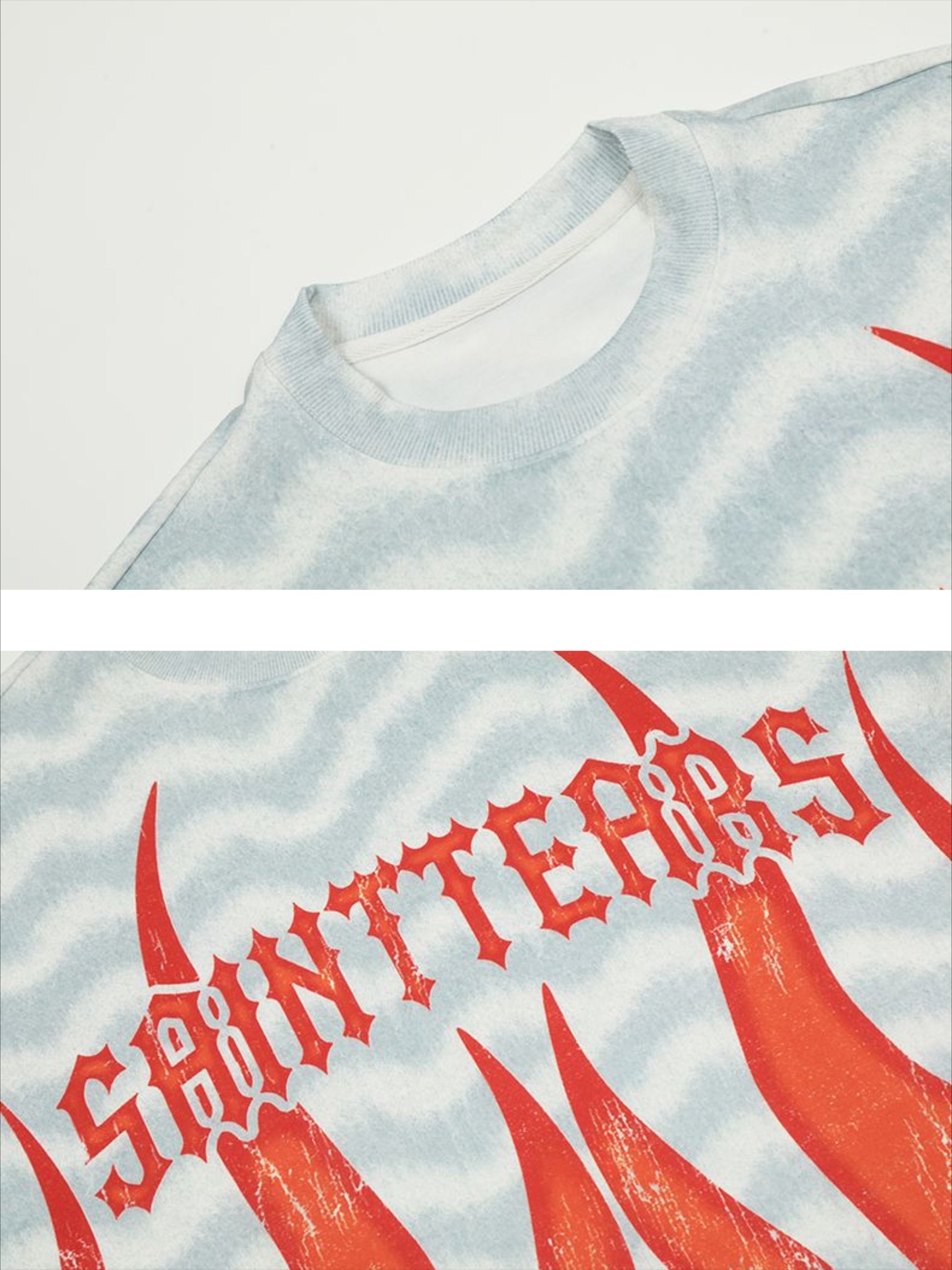 Flame Print Long Sleeve T-shirt