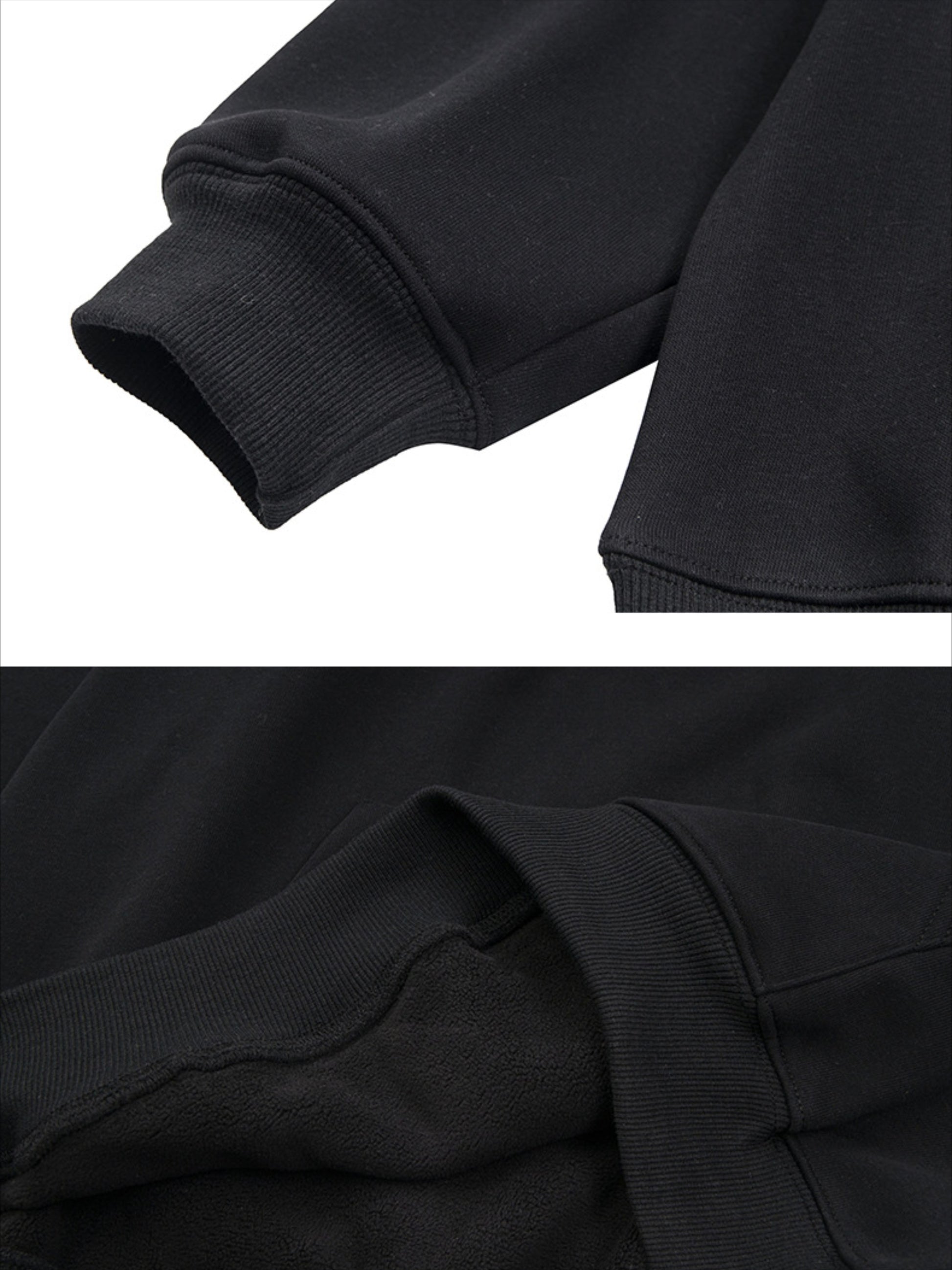 Embroidered Contrast Check Hoodie