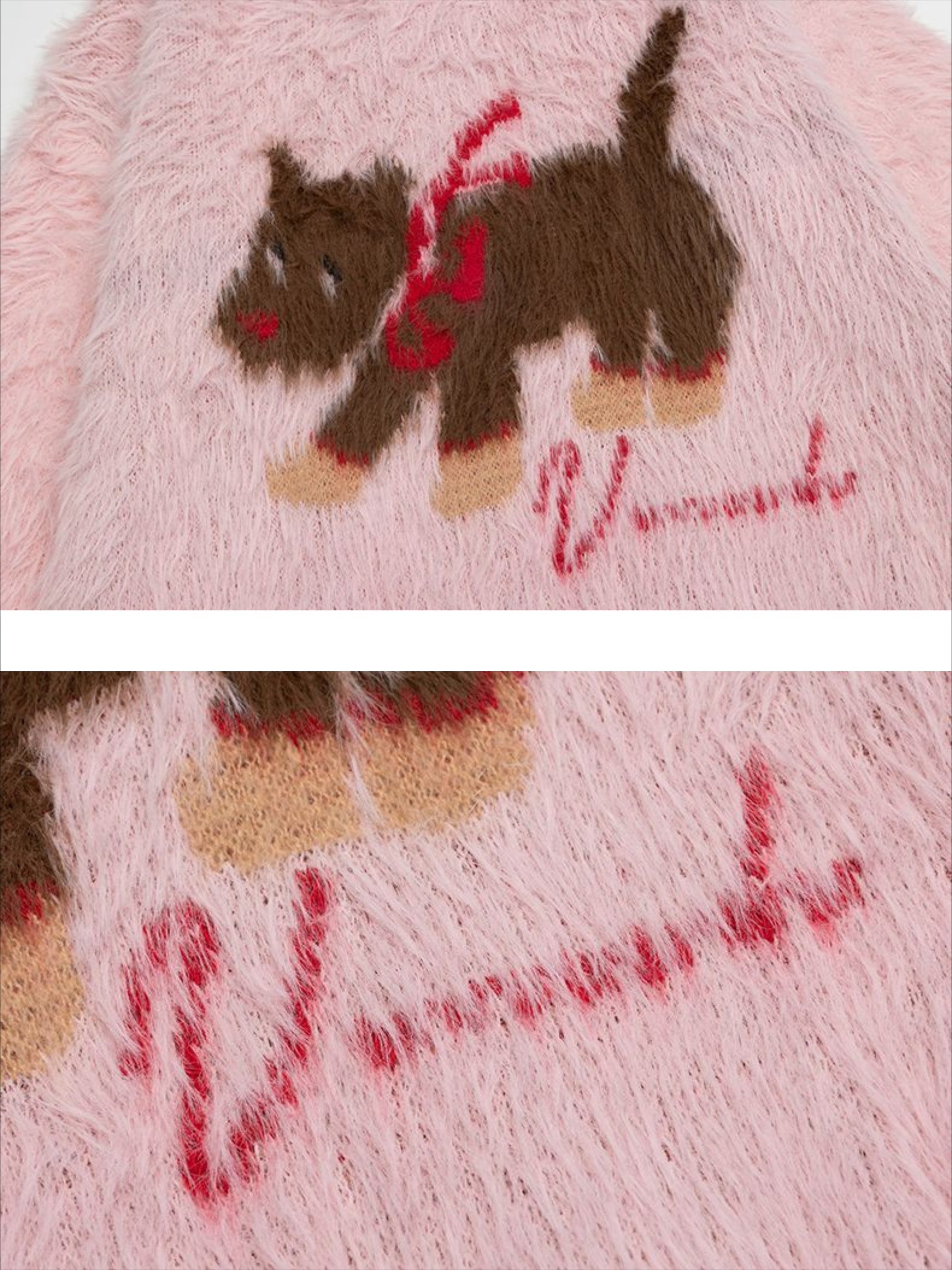 Cartoon Dog Fun Sweater